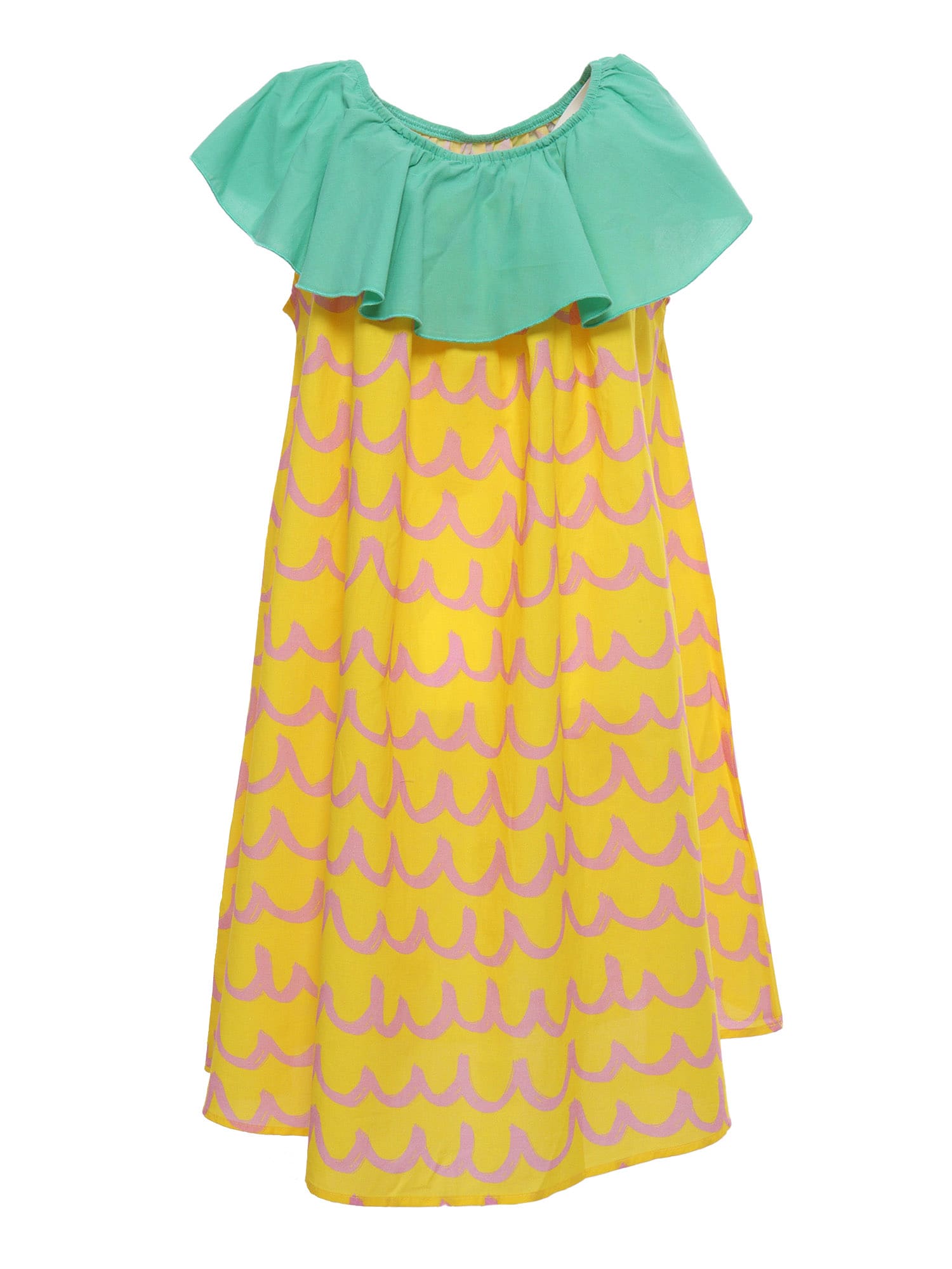 Shop Stella Mccartney Yellow And Green Dress