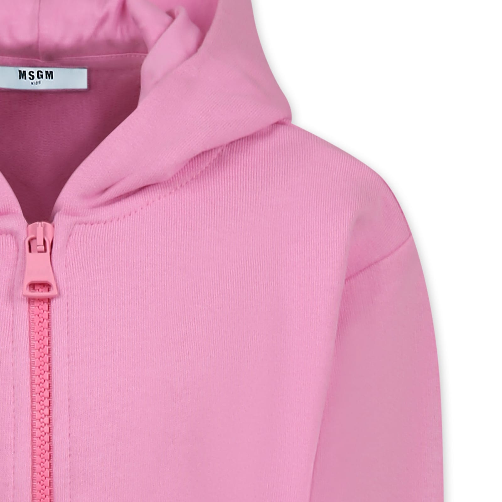 Shop Msgm Pink Sweatshirt For Girl With Logo