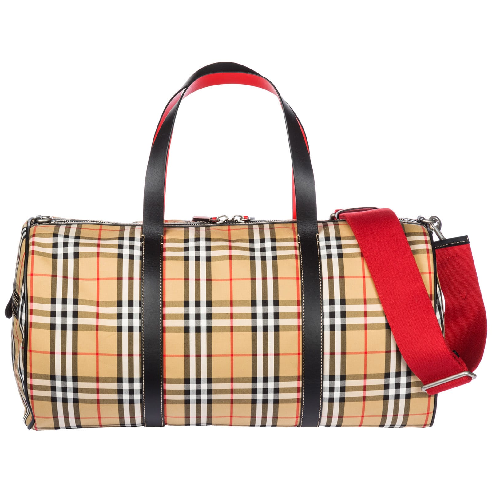 Burberry Burberry Travel Duffle Weekend Shoulder Bag Kennedy - Military ...