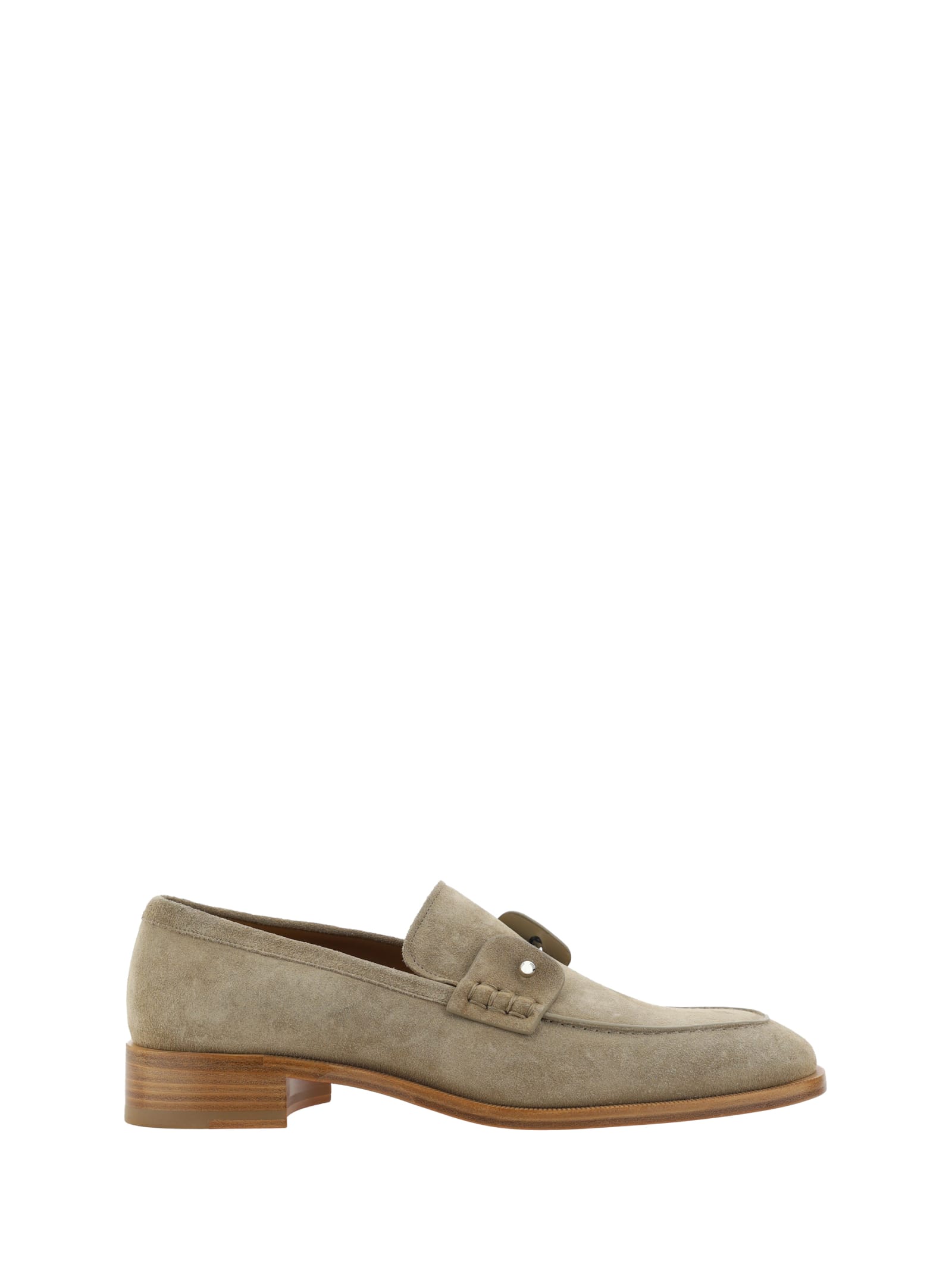 Shop Christian Louboutin Chambelimoc Loafers In Saharienne