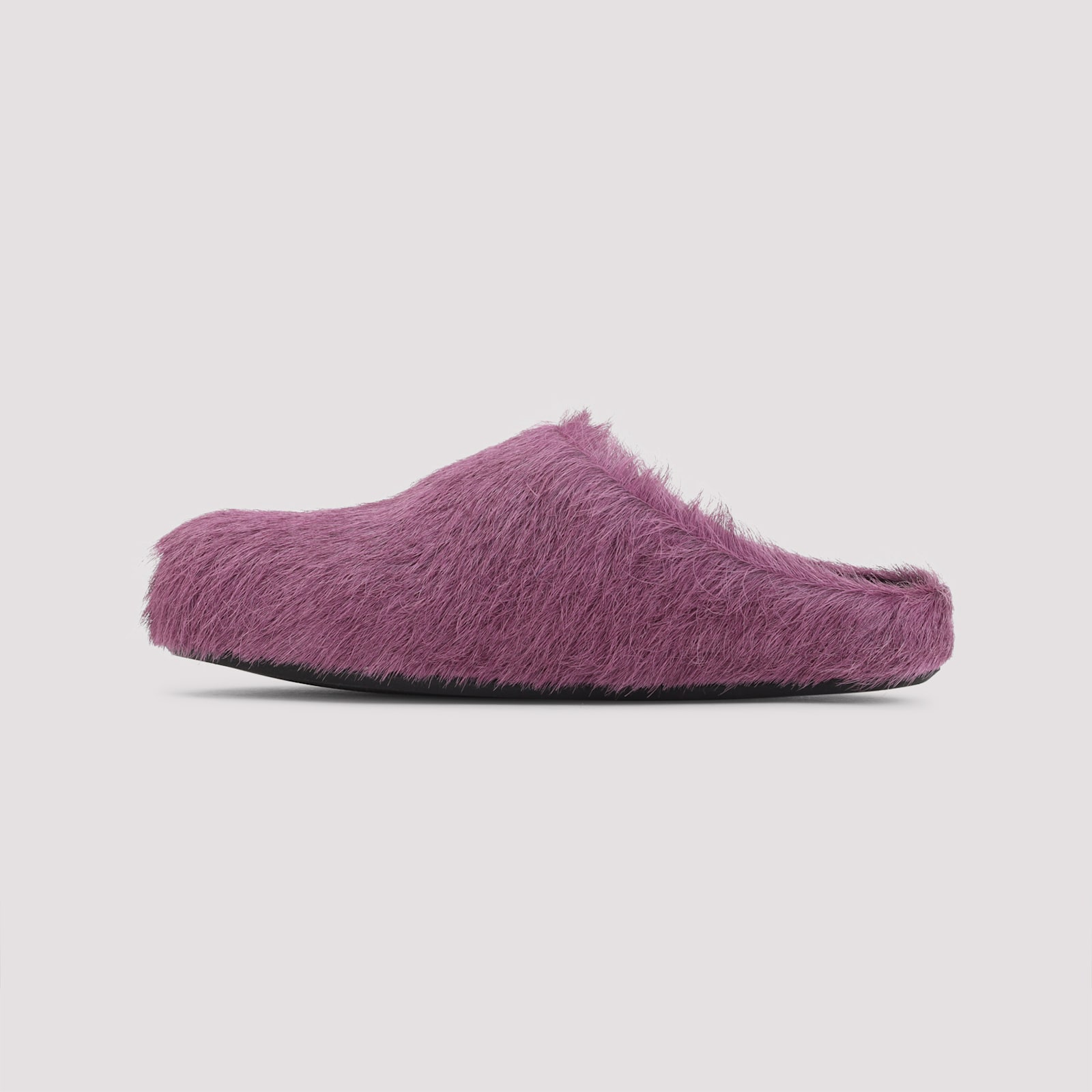 Marni Slip-on Mule Sandals In Textured Calf Hair