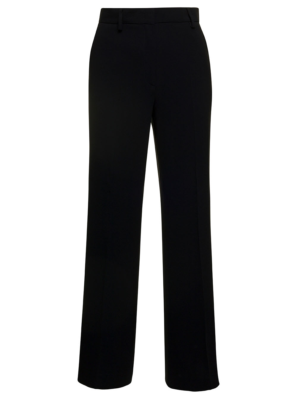 Alberto Biani Stripe Detail Tailored Trousers In Black
