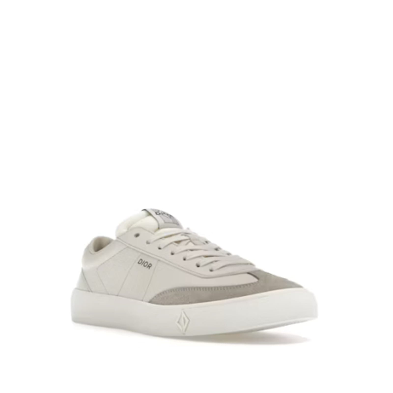 Shop Dior B101 Leather Sneakers In Gray