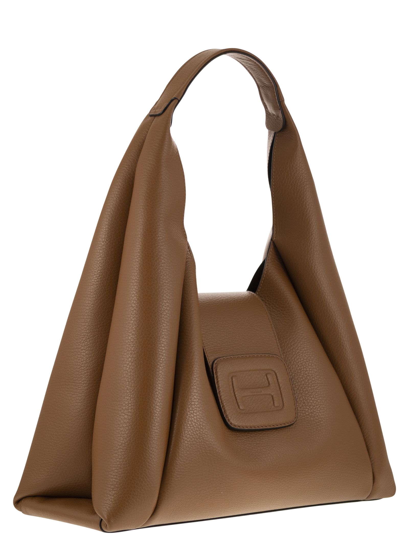 Shop Hogan Hobo - H-bag In Cognac