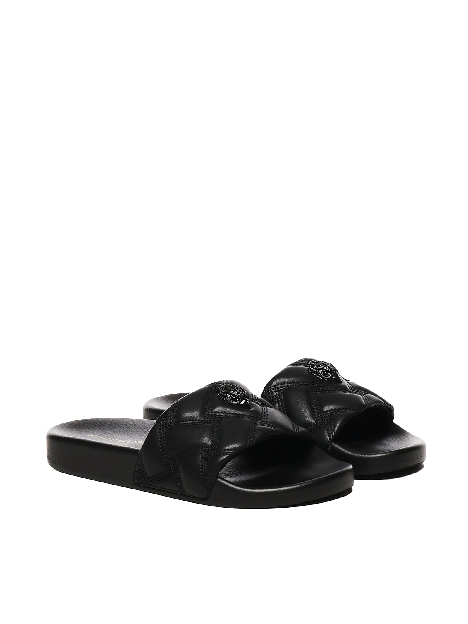 Kurt Geiger Slide Meena Eagle Drench In Black