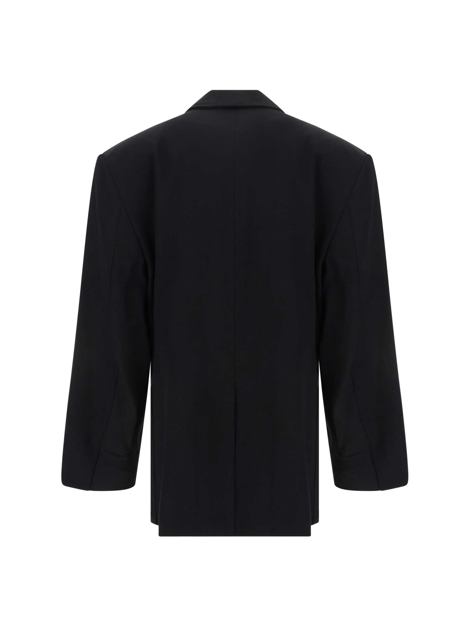 Shop Jacquemus Blazer Jacket In Black