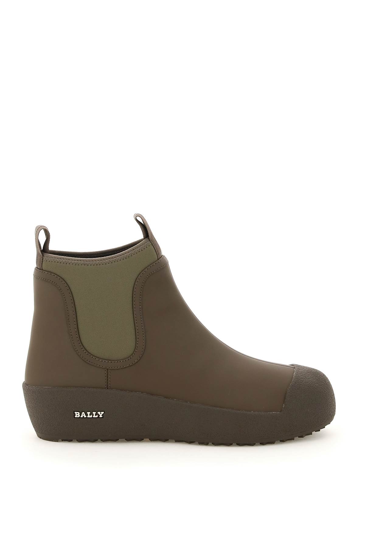 Bally Gadey Ankle Boots In Rubber-coated Leather
