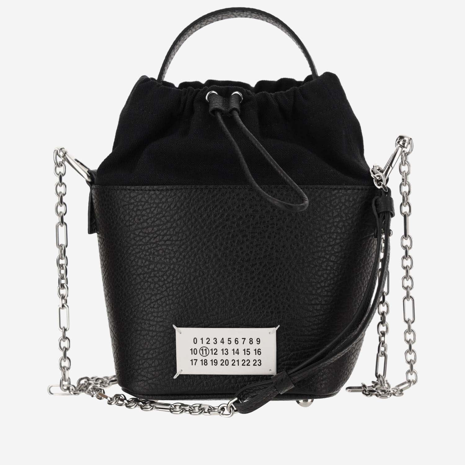 Shop Maison Margiela 5ac Bucket Small Bag In Black