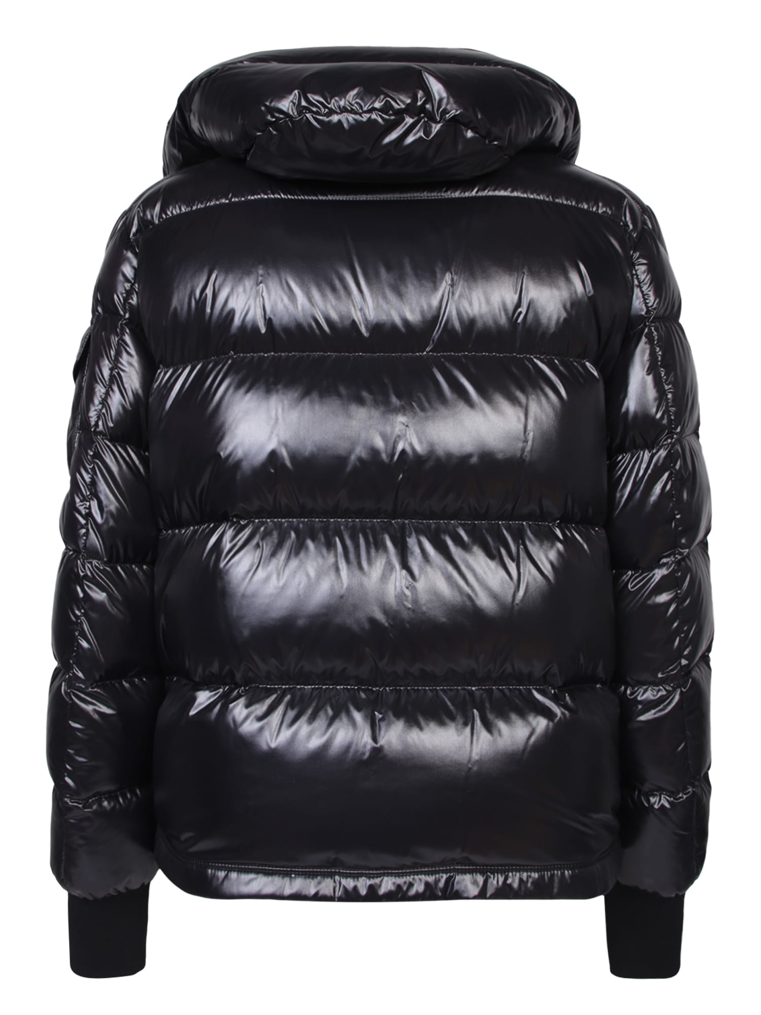 Shop Moncler Maljasset Black Down Jacket