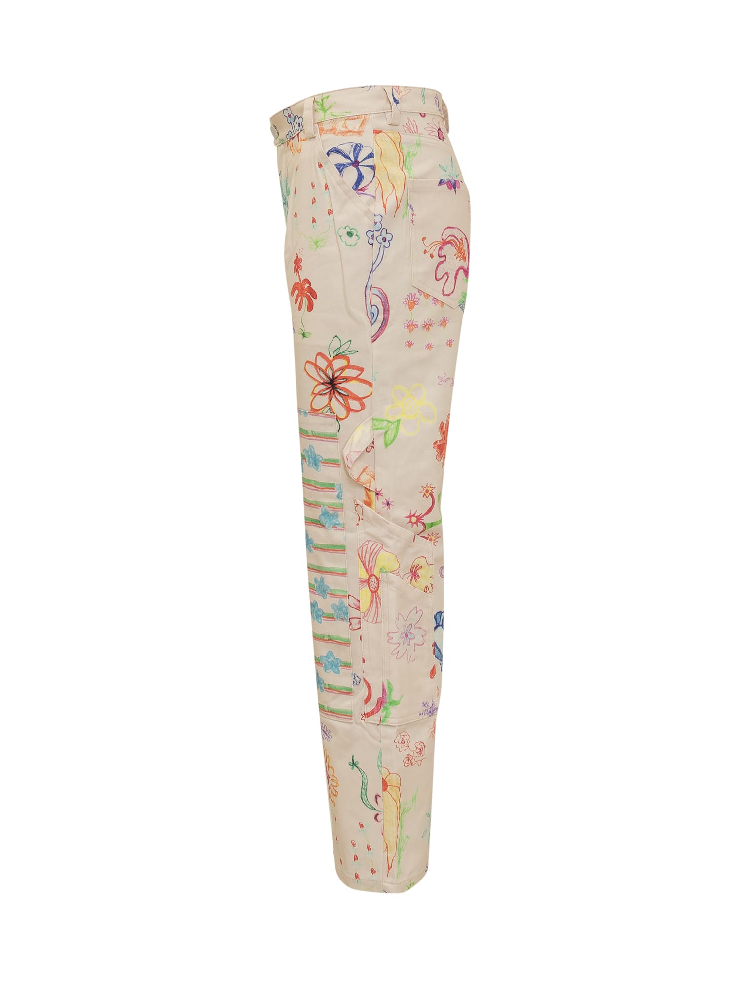 Shop Collina Strada Chason Jeans In Floral Doodle