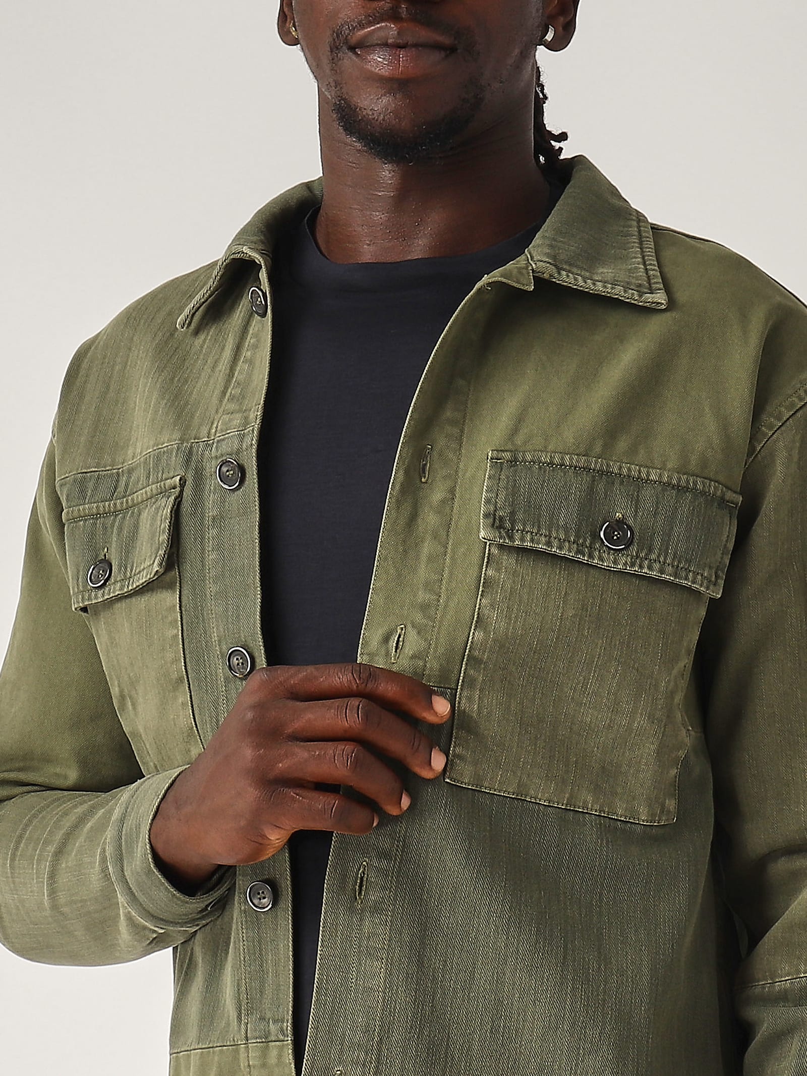 Shop Nine In The Morning Overshirt Shirt In Verde