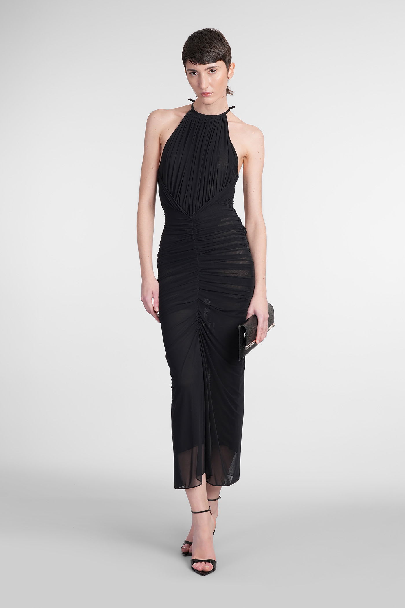 Mugler In Black Polyamide In Black