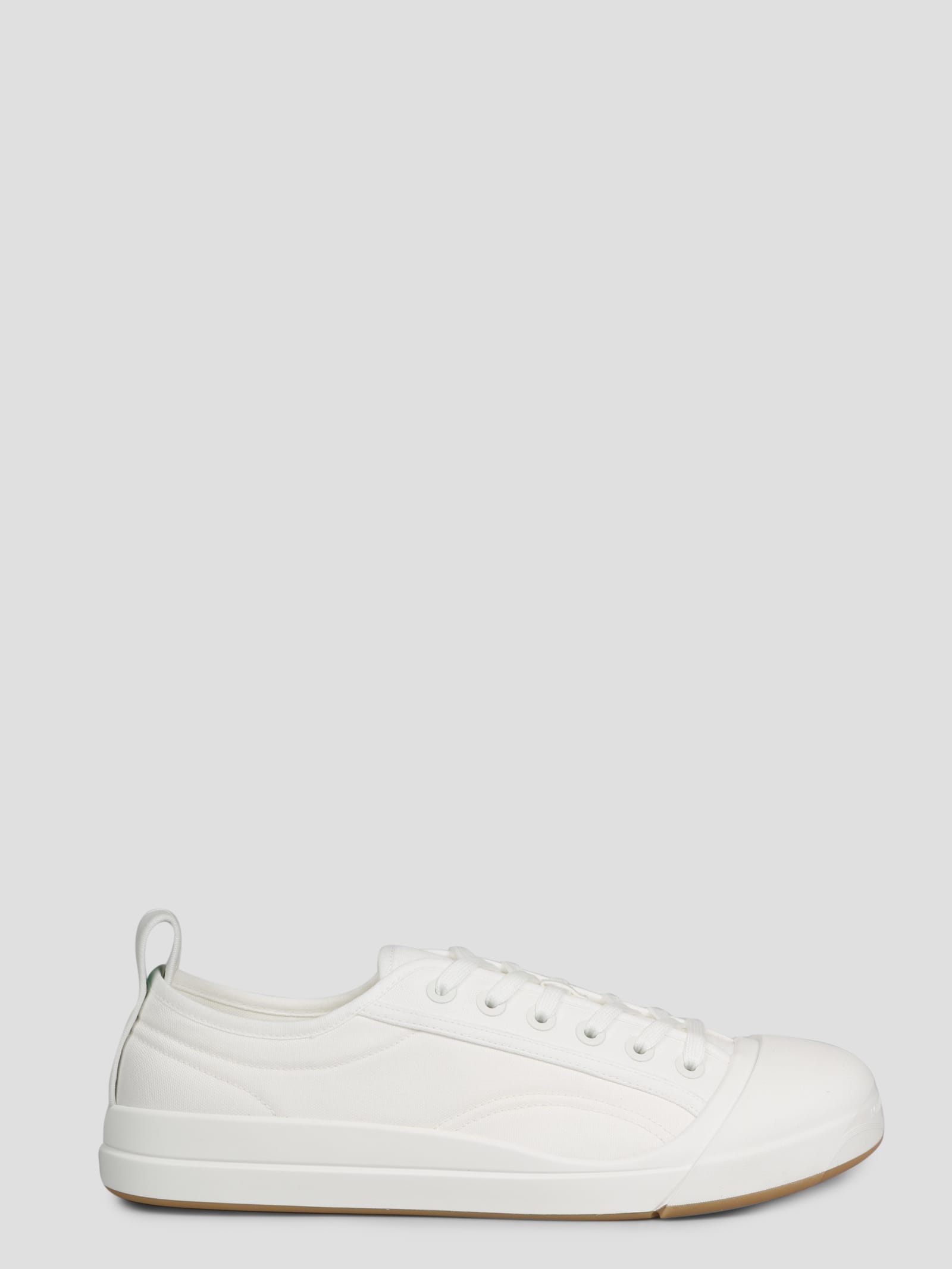 Shop Bottega Veneta Vulcan Sneakers In White