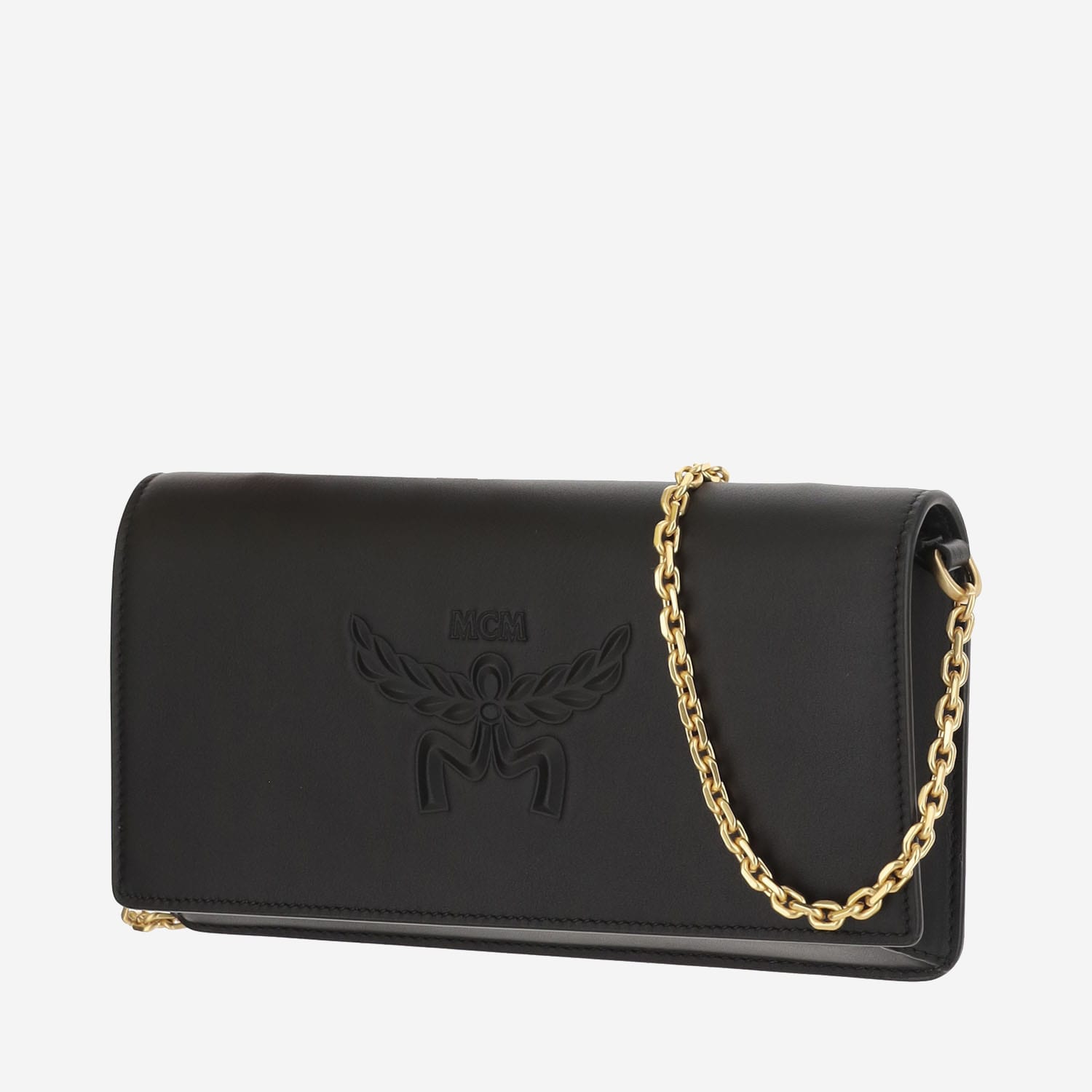 Shop Mcm Himmel Mini Shoulder Bag In Black