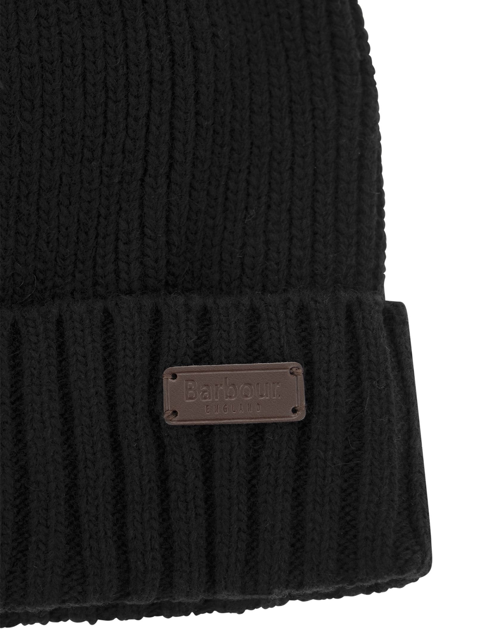 Barbour Carlton Wool Cap In Black