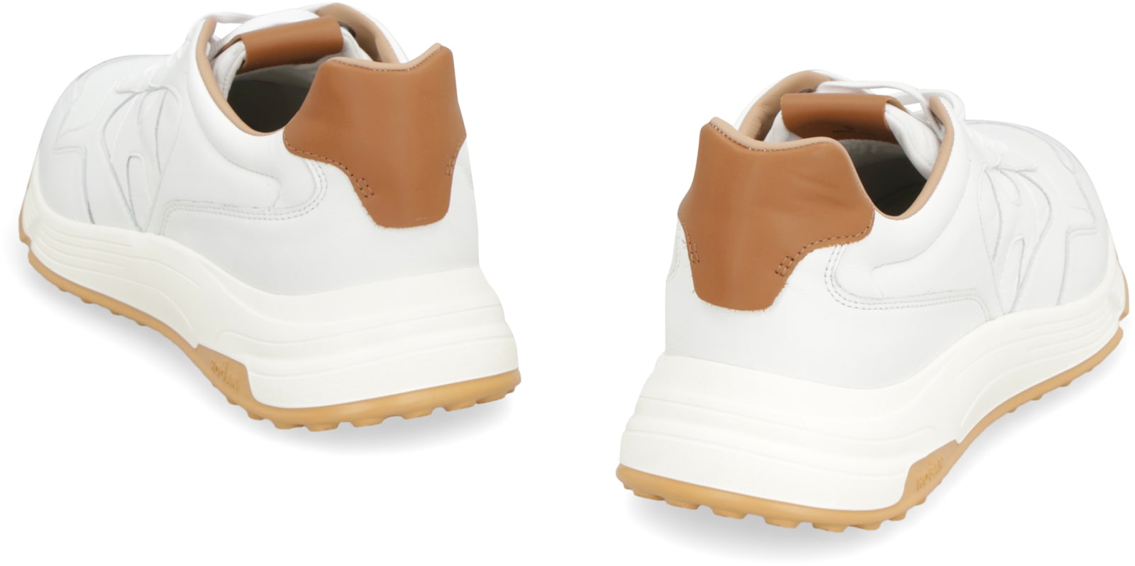 Shop Hogan Hyperlight Low-top Sneakers In Bianco/kenia
