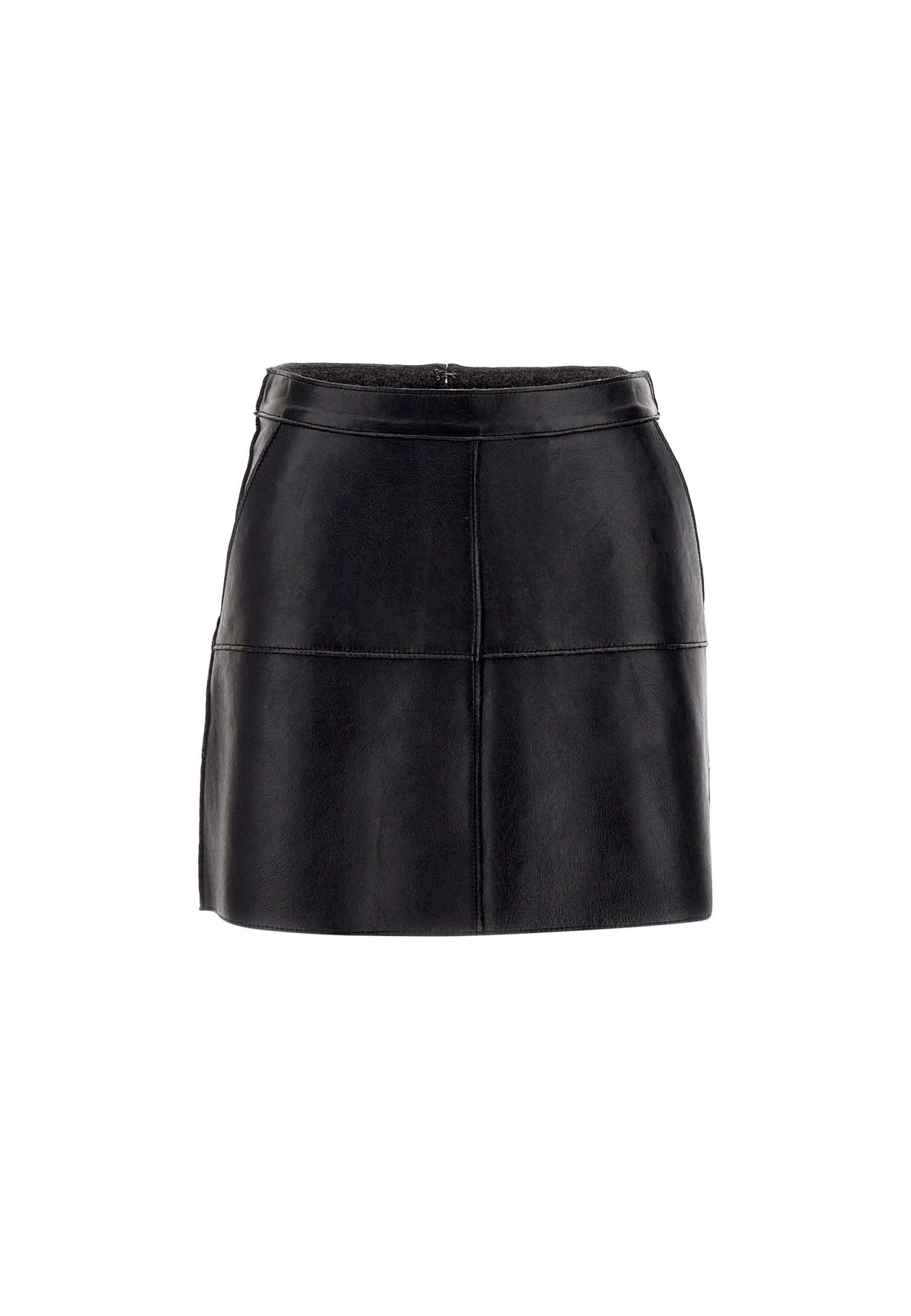 Parosh Leather Skirt maciockx