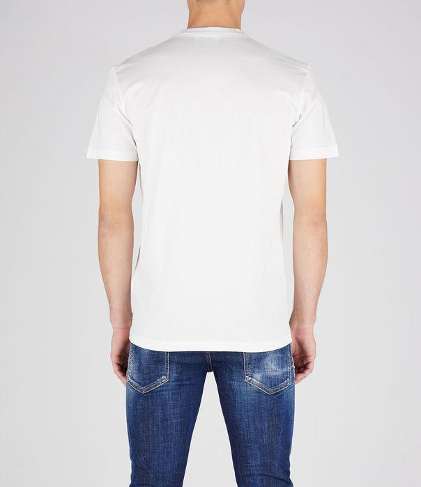 Shop Dsquared2 T-shirts In White-red