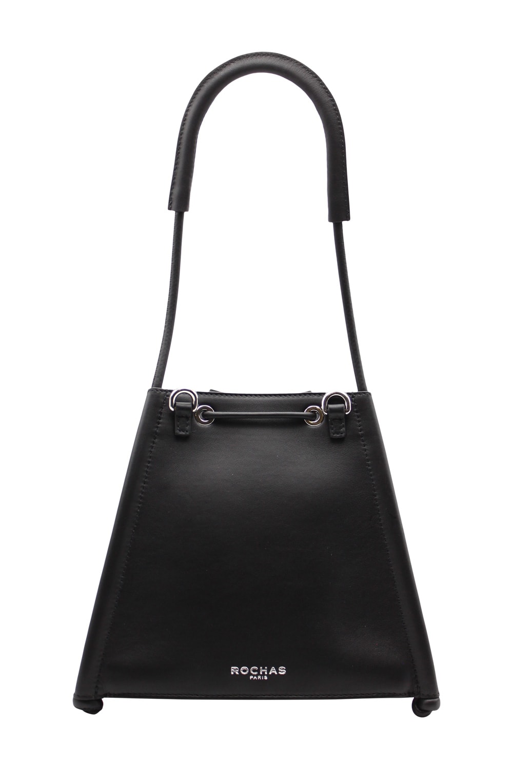 Shop Rochas Medusa Handbag In Black