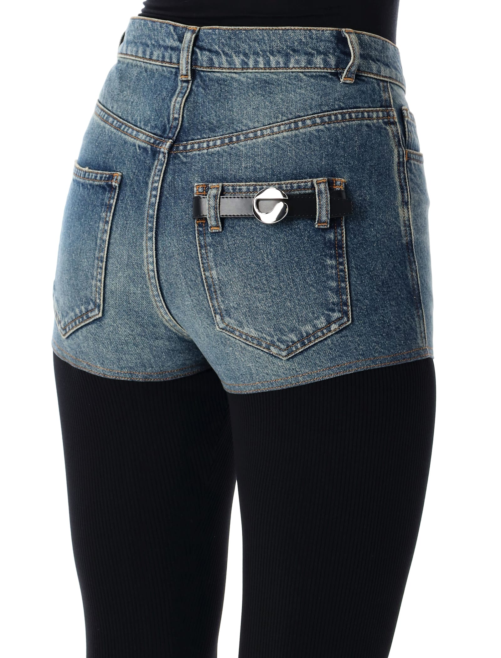 Coperni Dual-tone Organic Cotton Pants In Multi