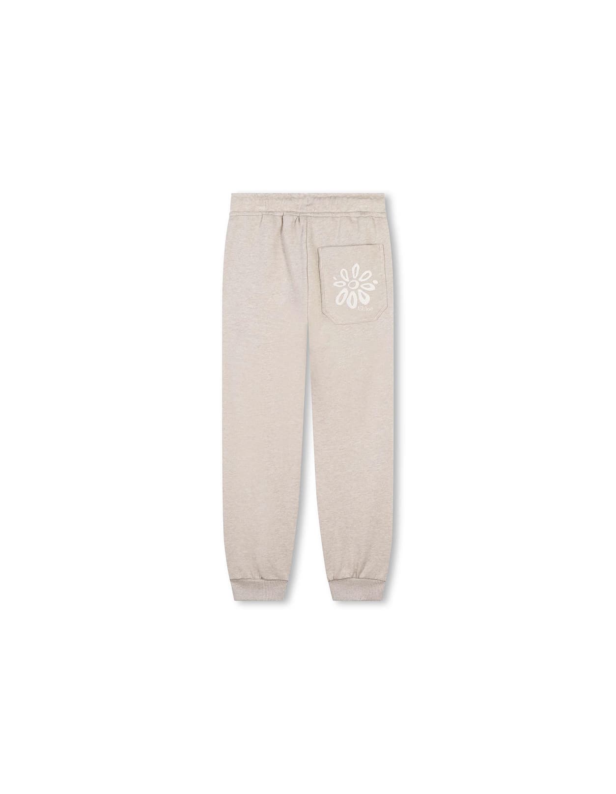 CHLOÉ BEIGE MARL JOGGERS 