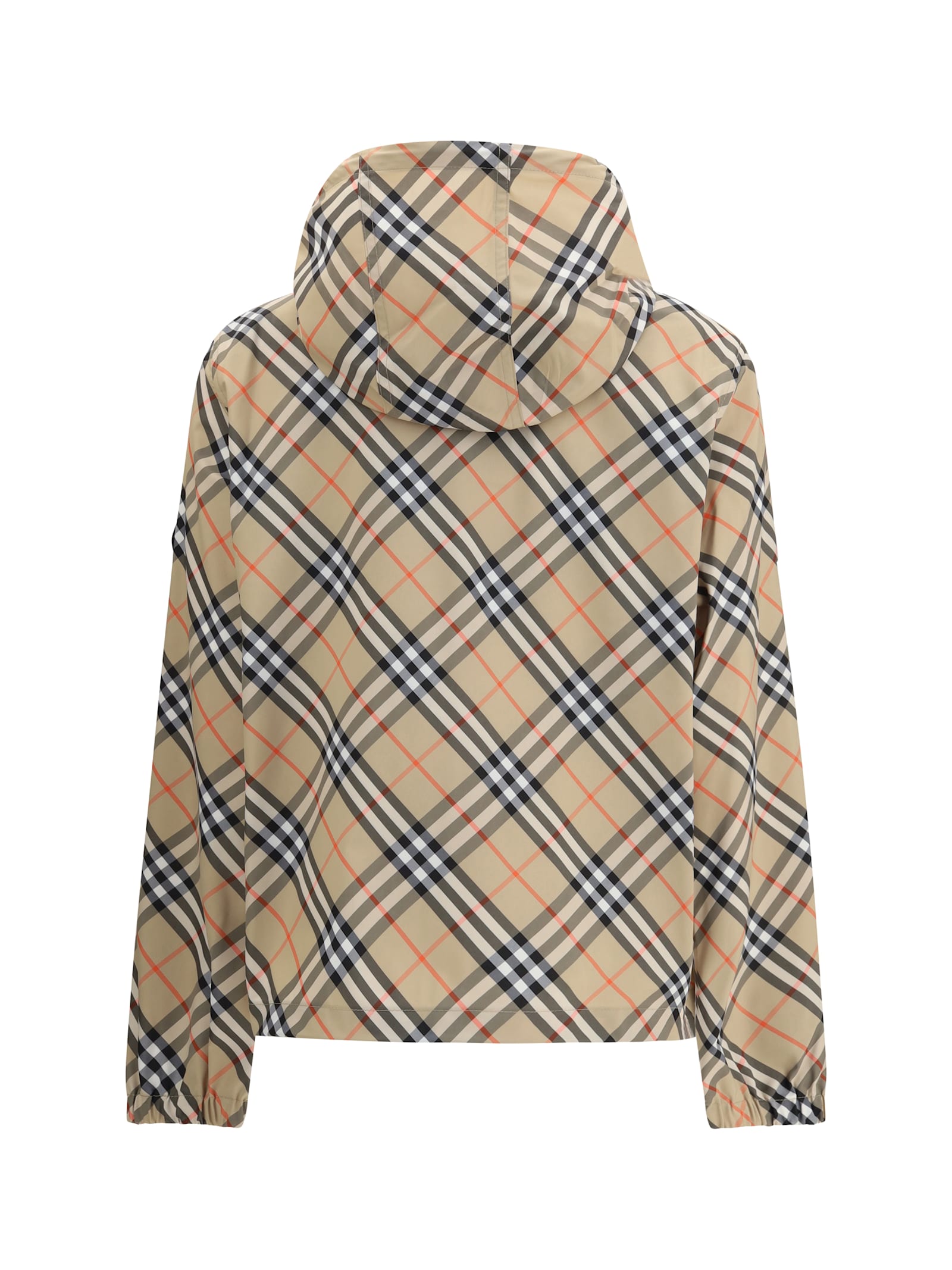 Burberry Women Archivio Check Waterproof Jacket In Multi