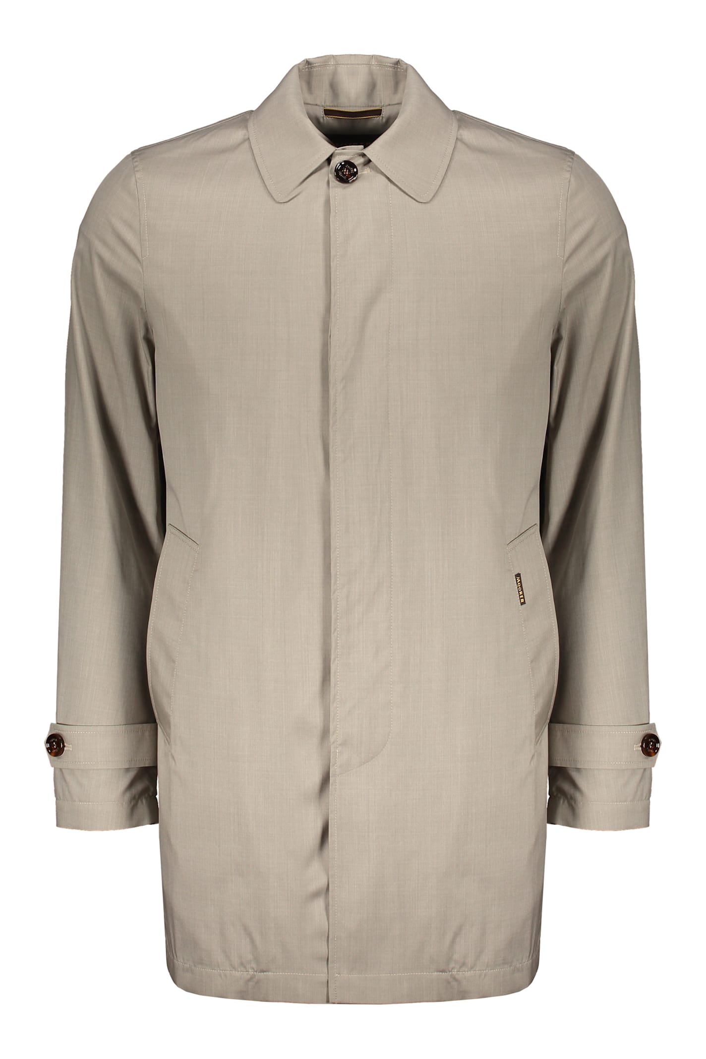 Moorer Button-up Jacket In Beige
