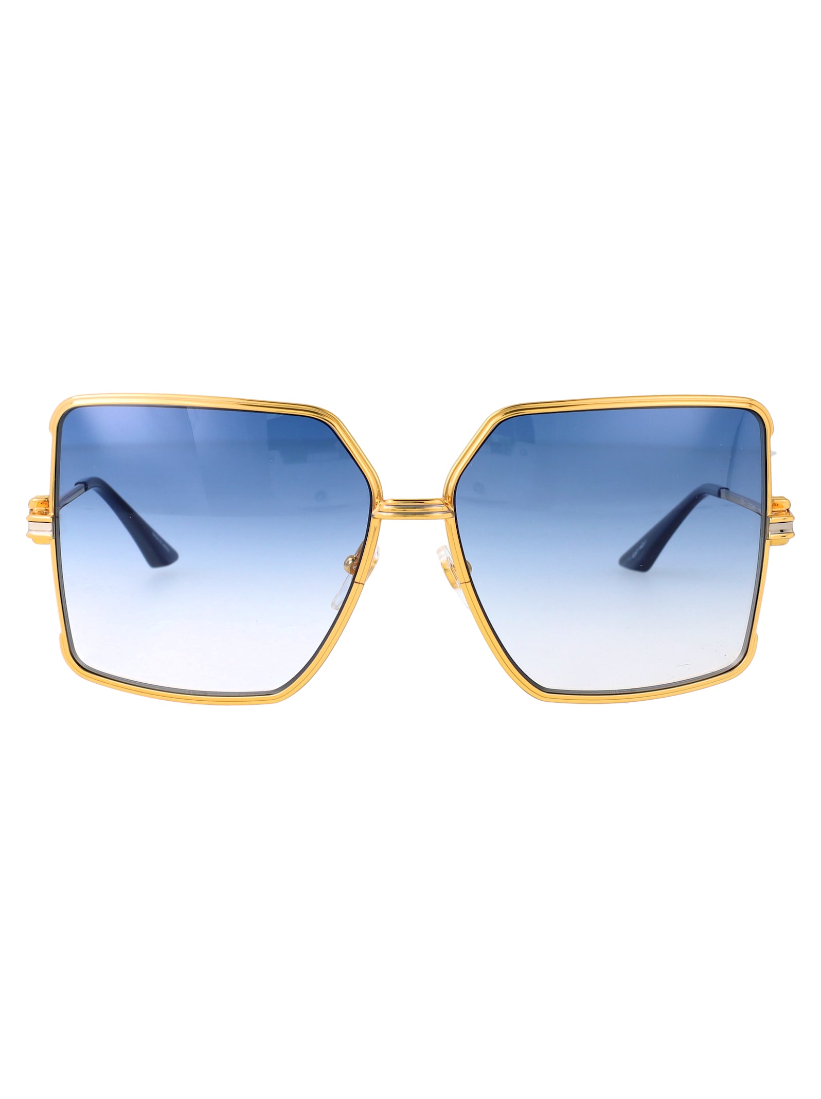 Casablanca Square-frame Gradient Sunglasses In Gold