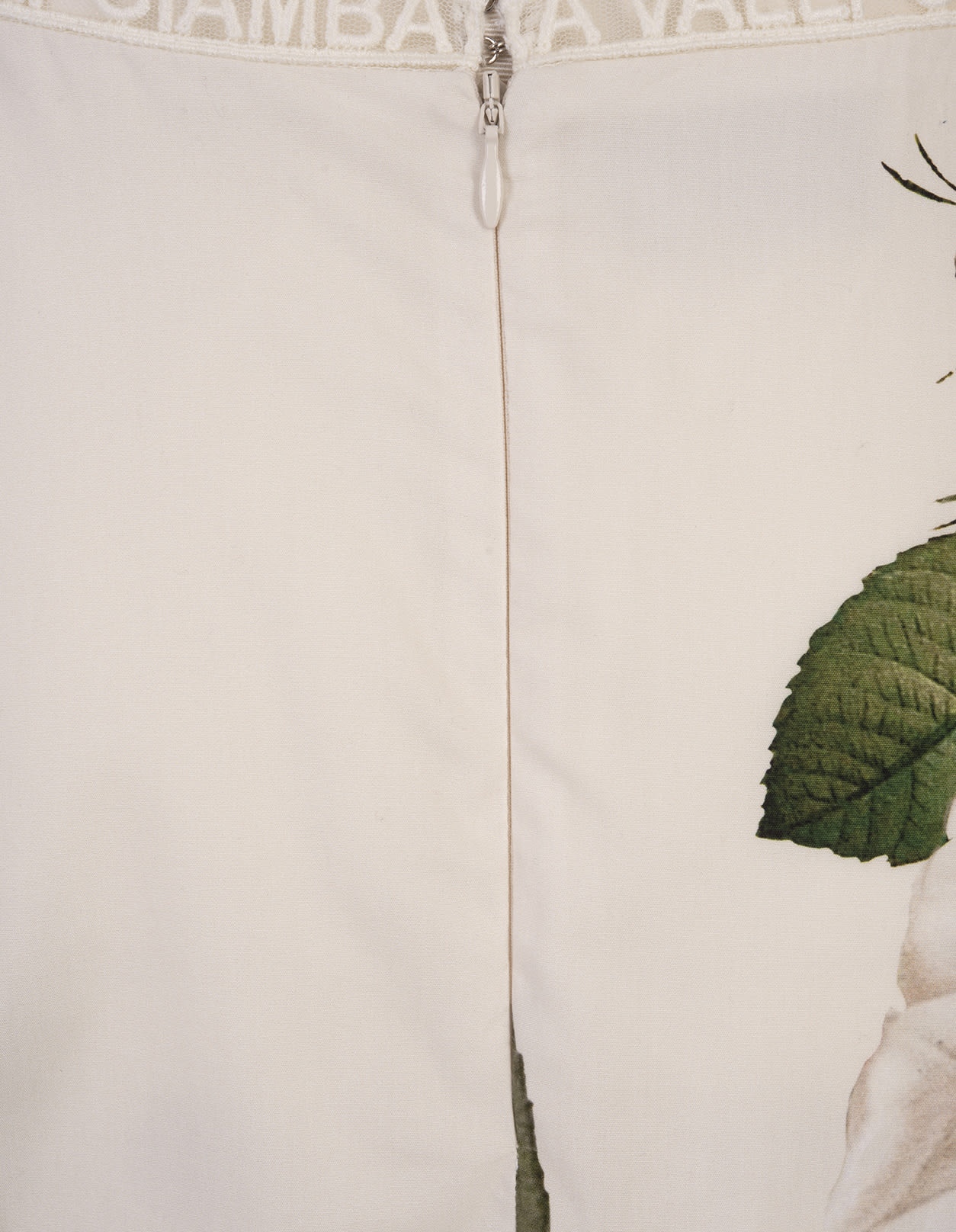 Shop Giambattista Valli Giant Bloom Midi Skirt In White