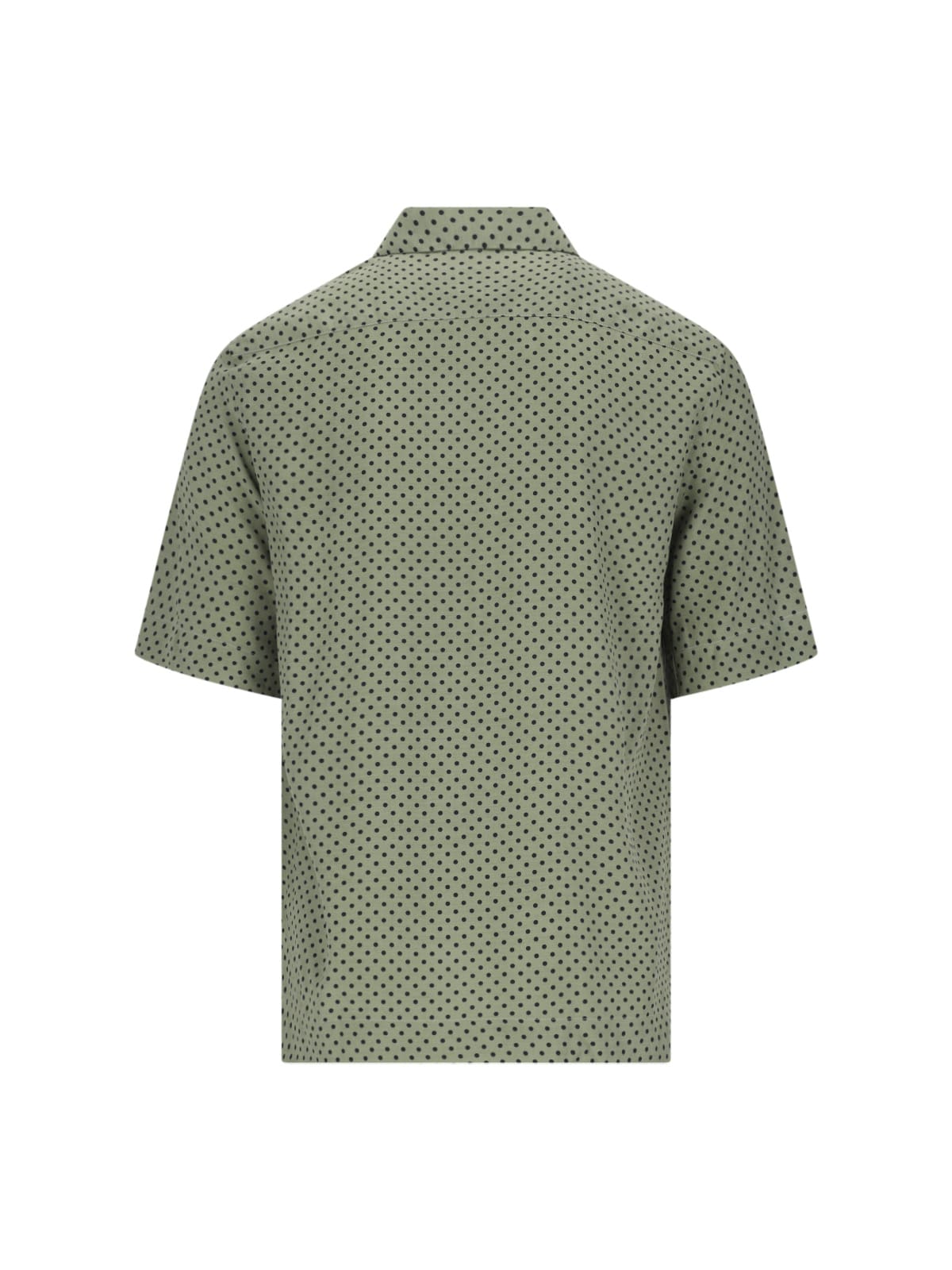 Shop Paul Smith Polka Dot Shirt In Green
