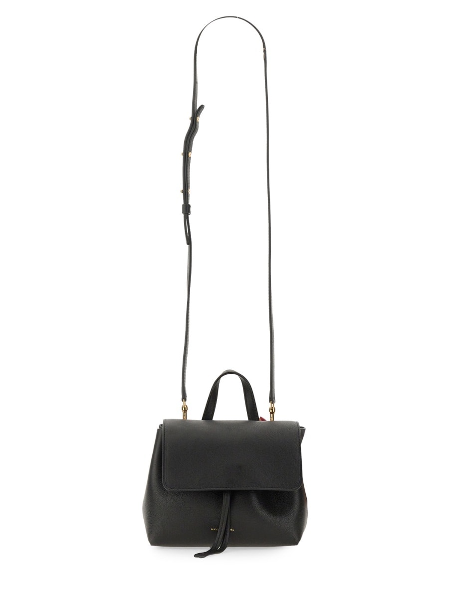 Shop Mansur Gavriel Lady Bag Soft Mini Bag In Black