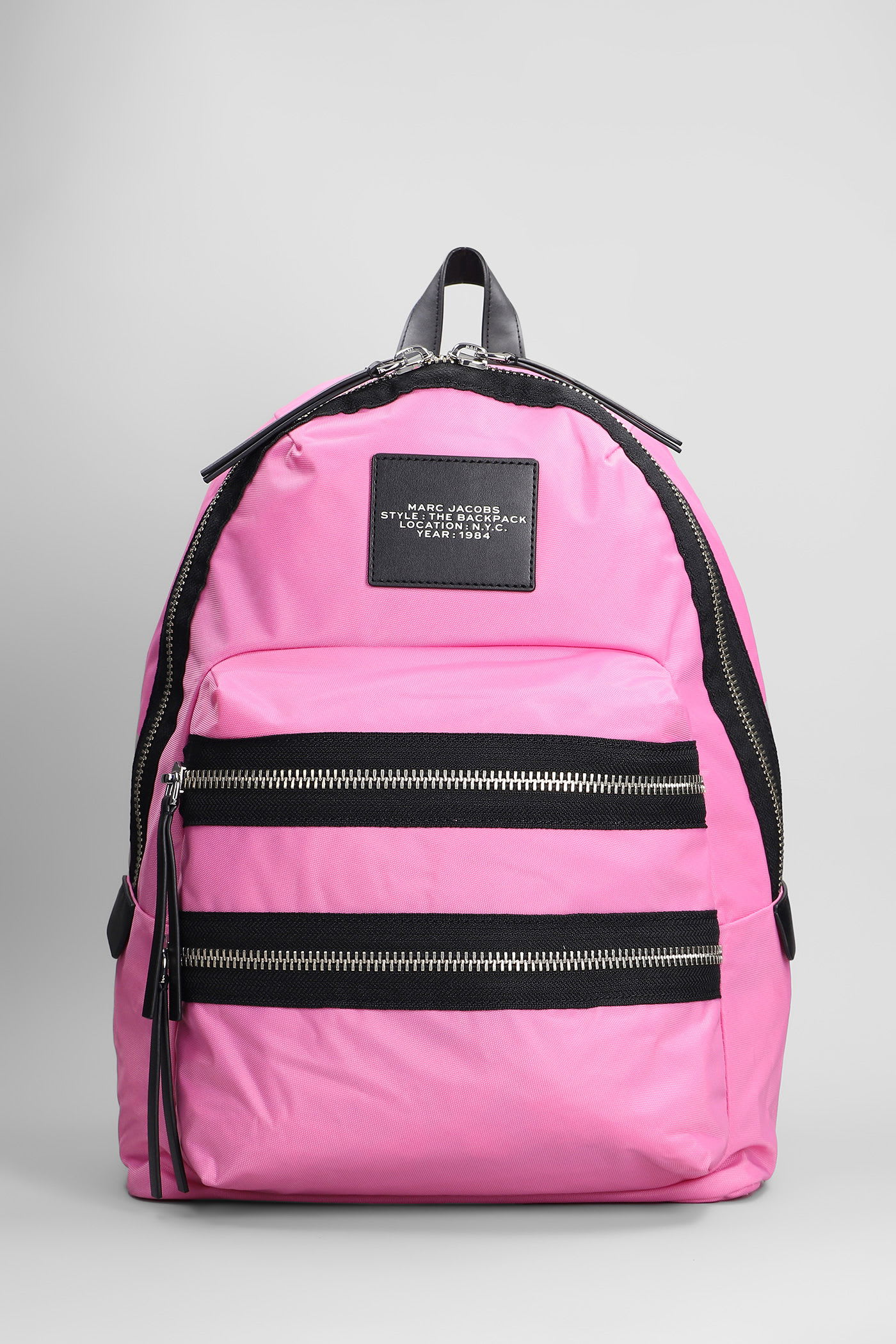 The Large Backpack Backpack In Rose-pink Nylon