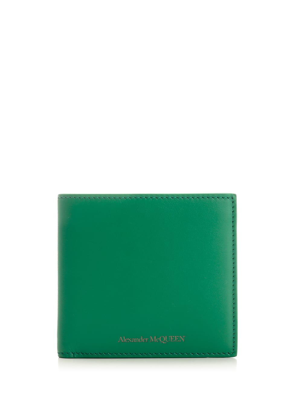 Alexander McQueen Leather Wallet With Logo