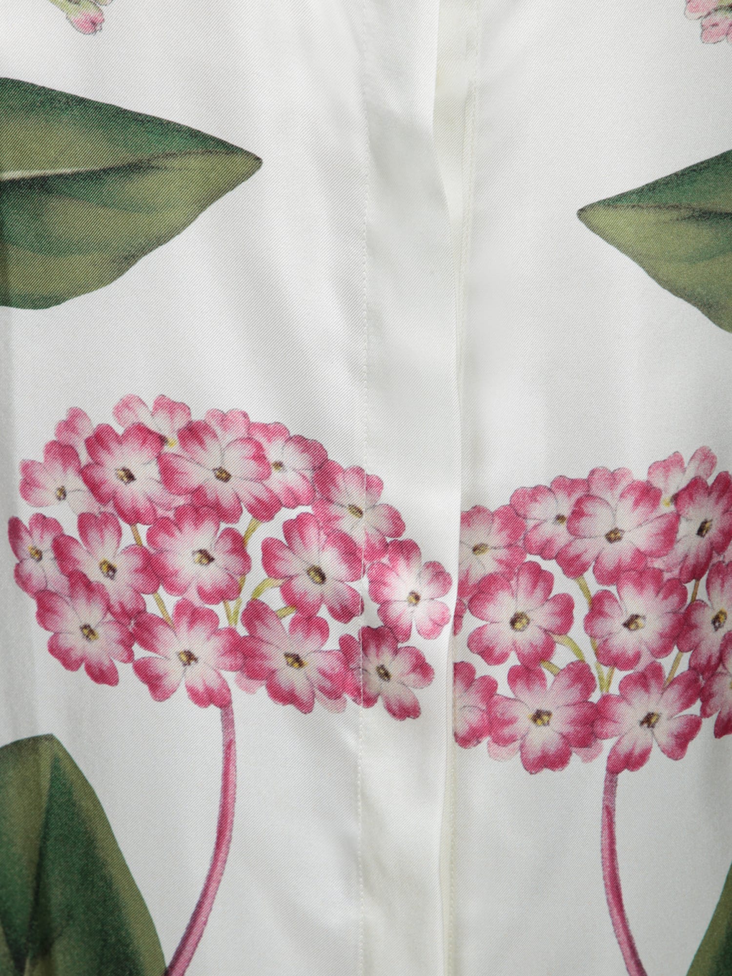 Shop Pierre-louis Mascia Floral Chemisier White-pink Dress