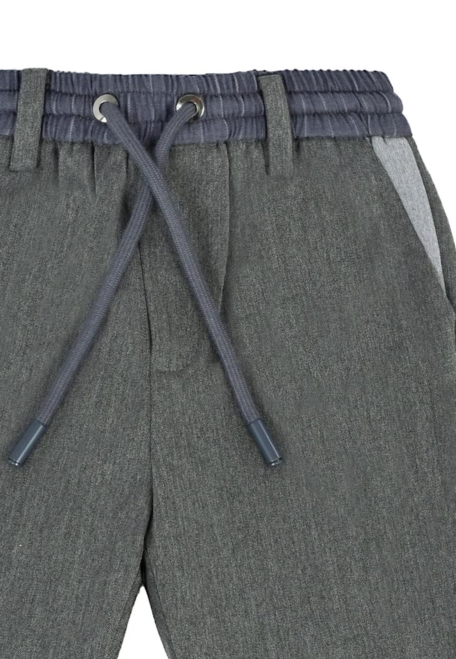 Richmond Grey Trousers For Baby Boy In Gray