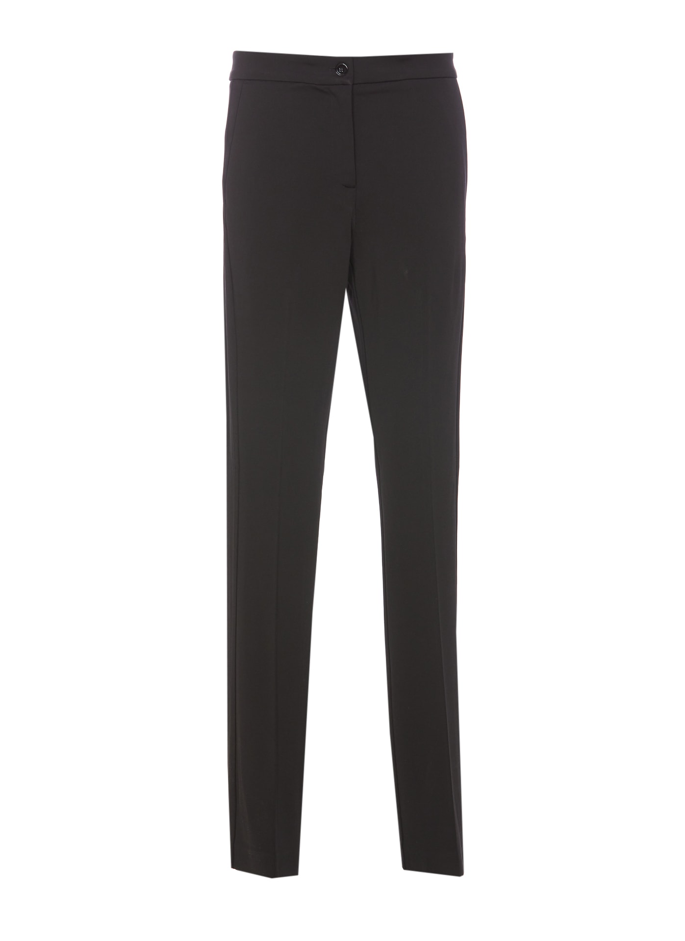 Pinko Straight-leg Slim-fit Trousers In Black