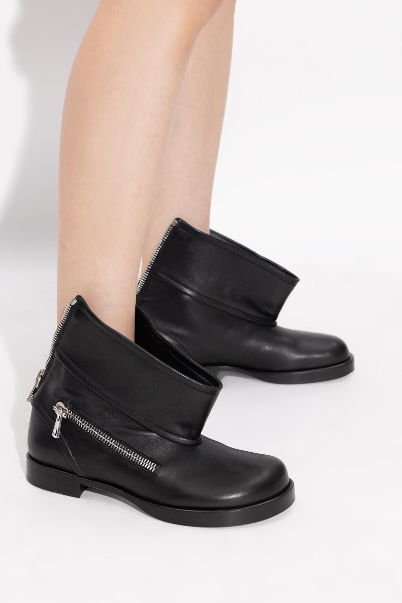 JW ANDERSON JW ANDERSON LEATHER ANKLE BOOTS