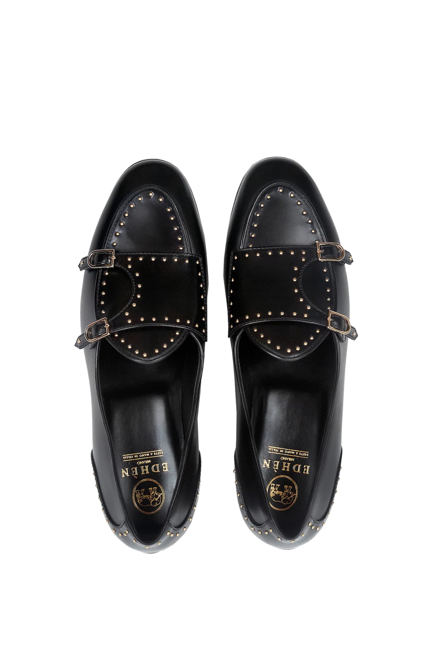 Shop Edhen Milano Moccasins In Black