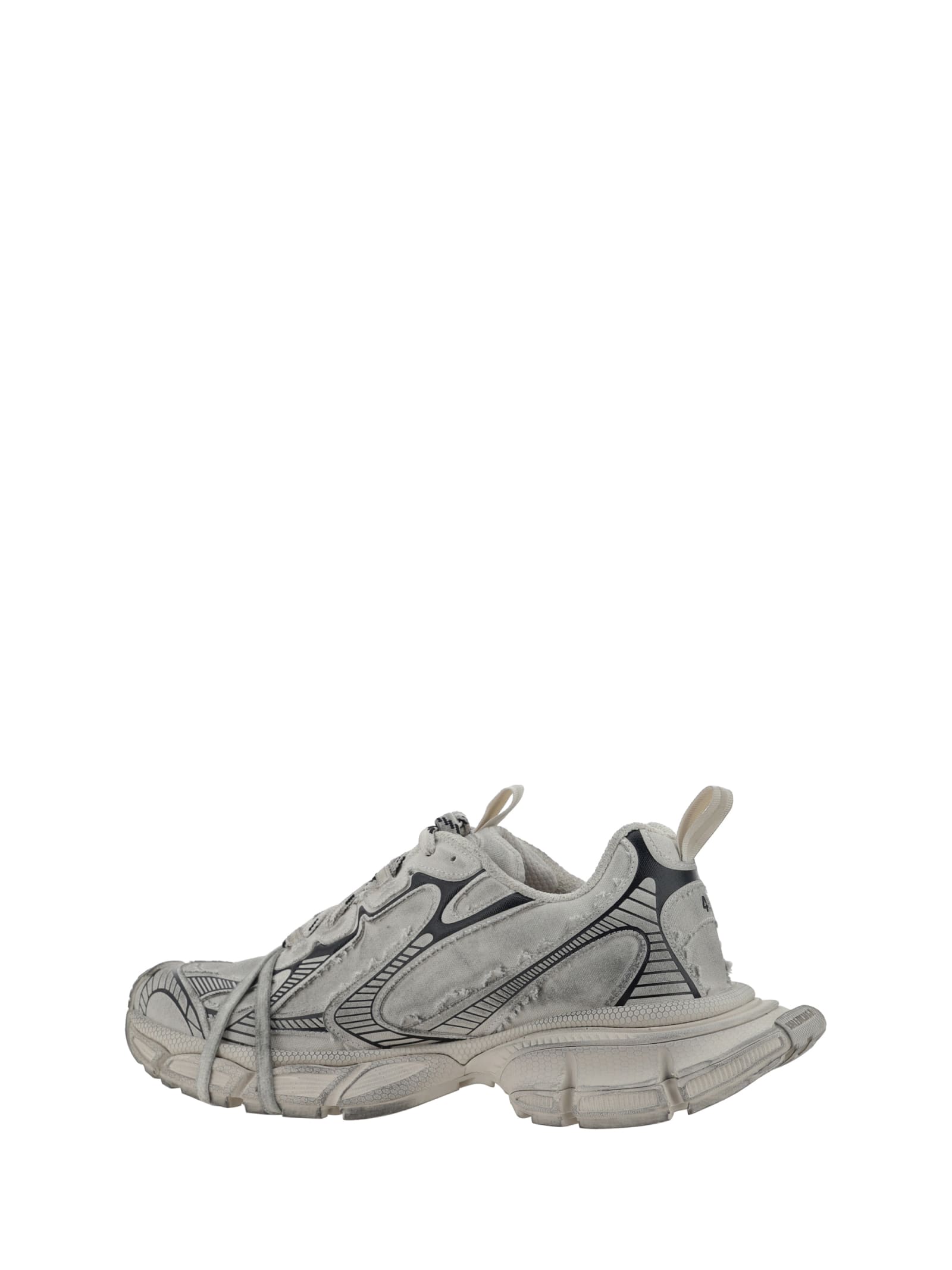 Balenciaga 3xl Fabric Low-top Sneakers In Beige