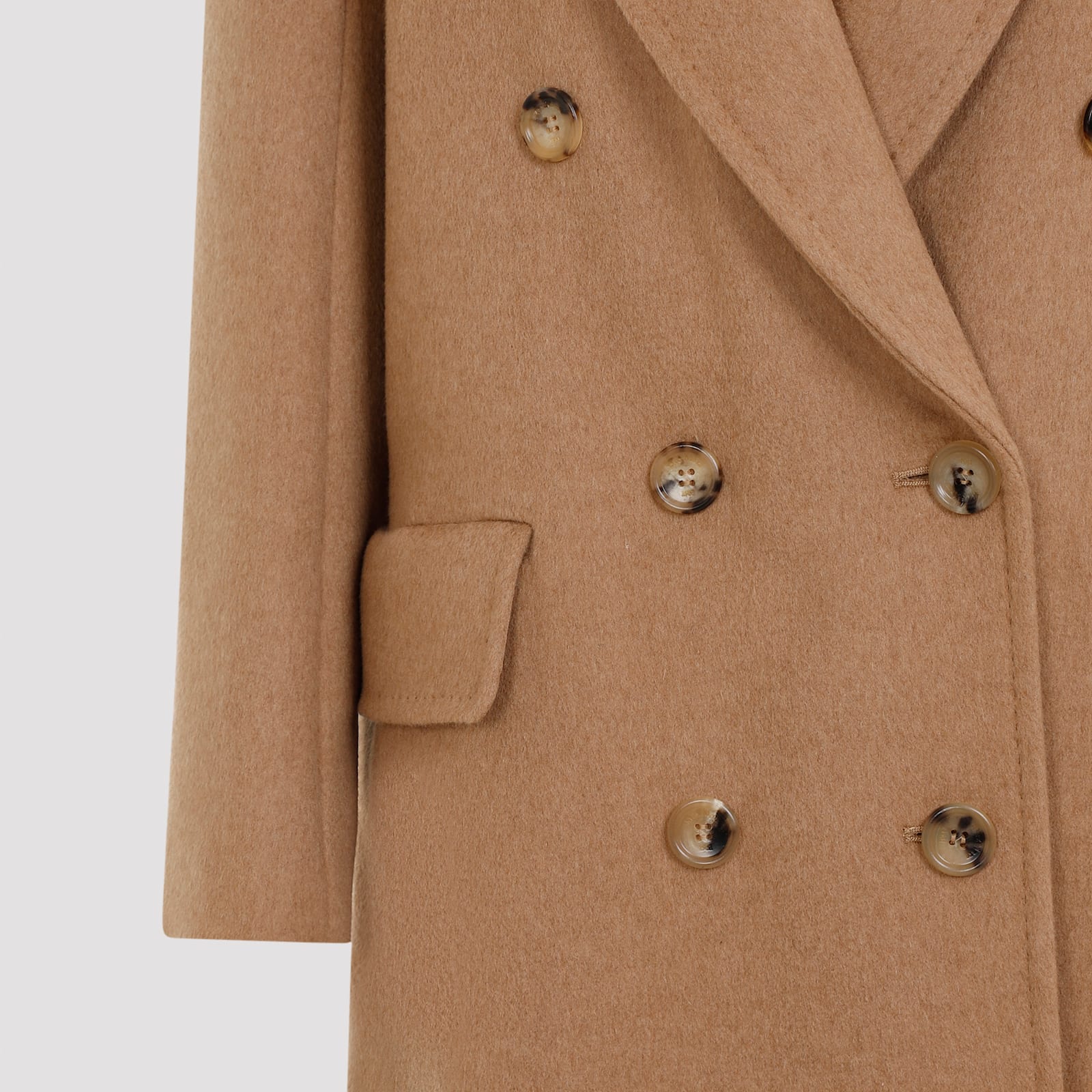 Shop Max Mara Fungo Coat In Cammello