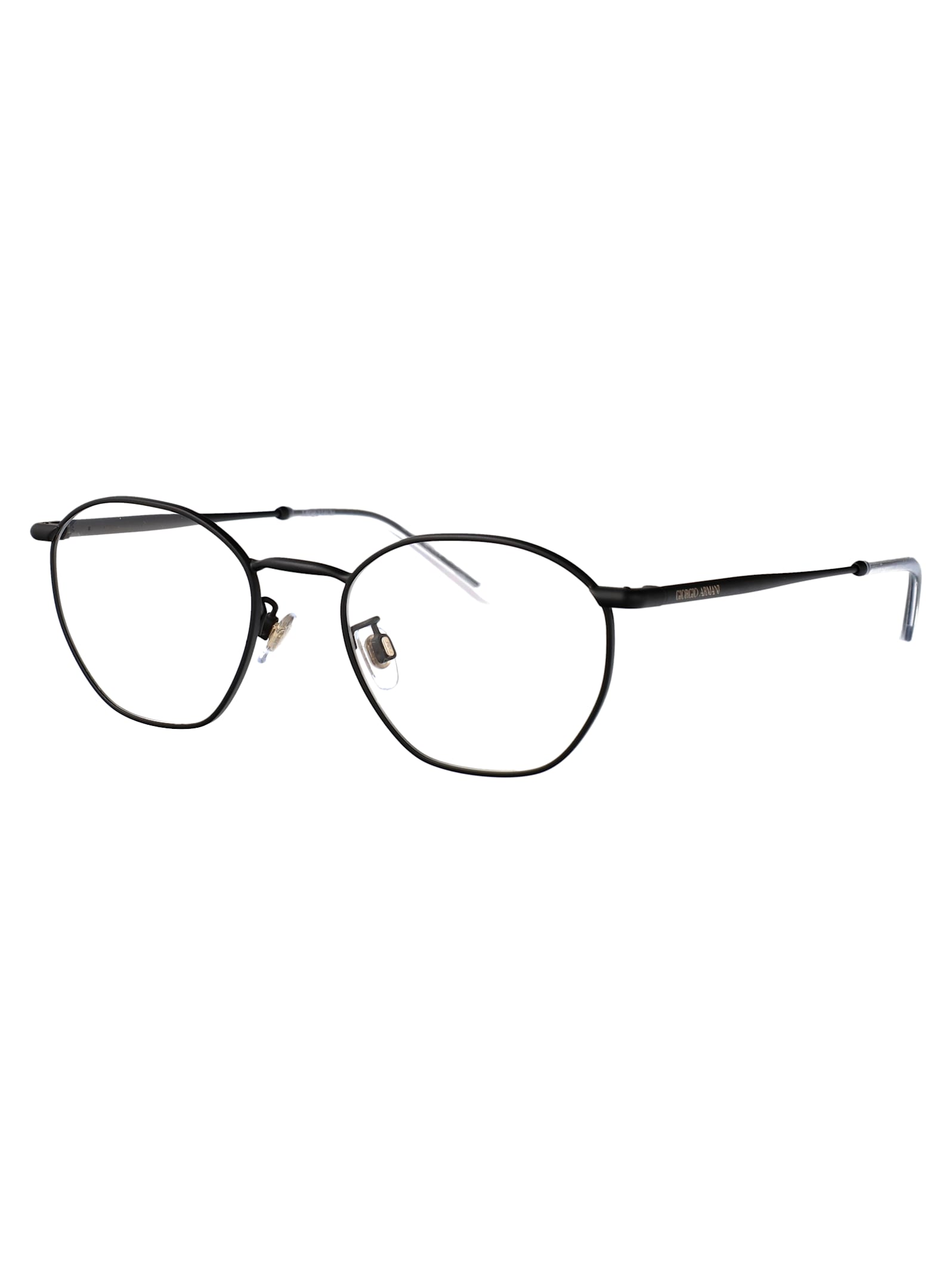 Giorgio Armani Nero Opaco Steel Glasses