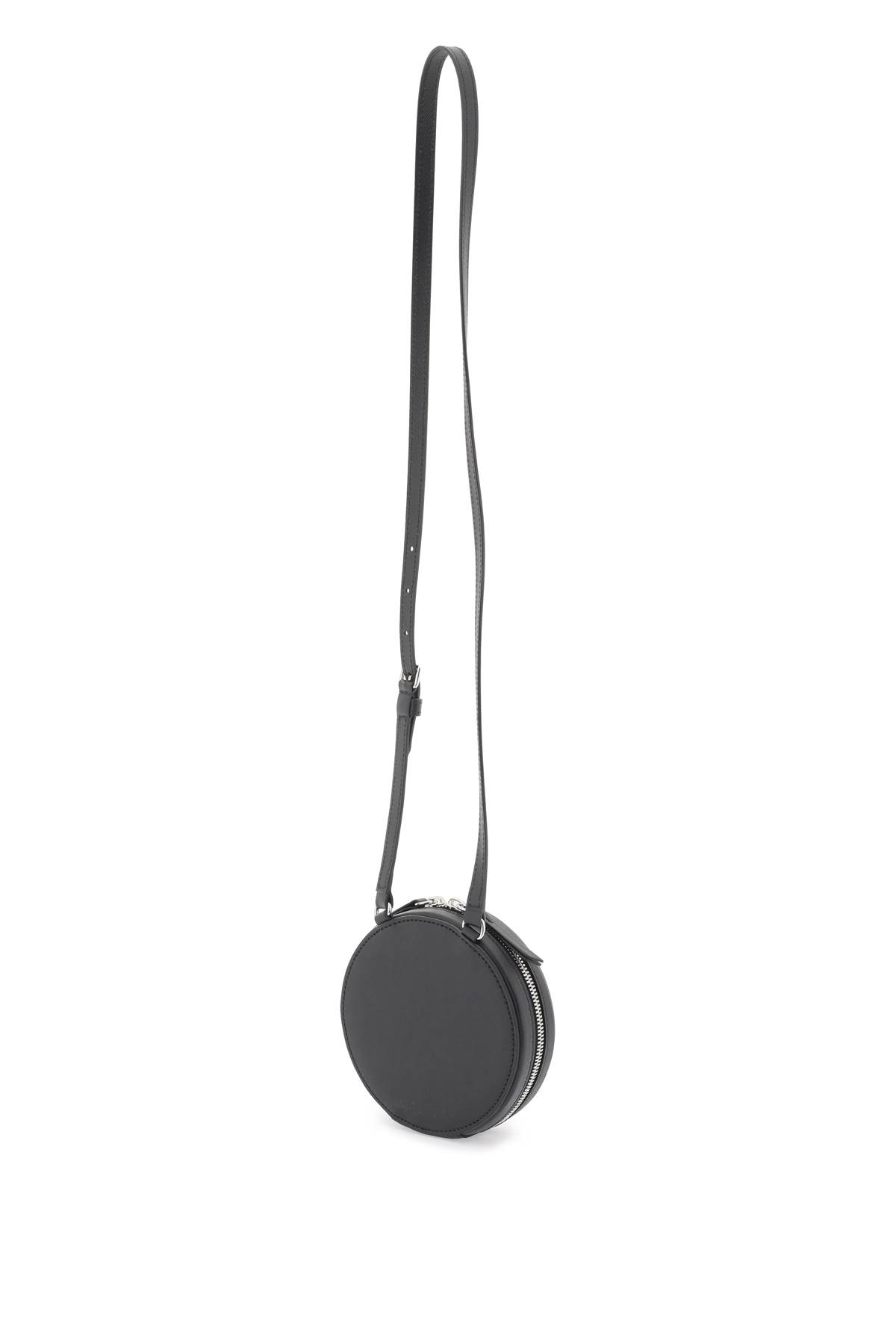 Maison Margiela Circle Micro Shoulder Bag In Black (black)