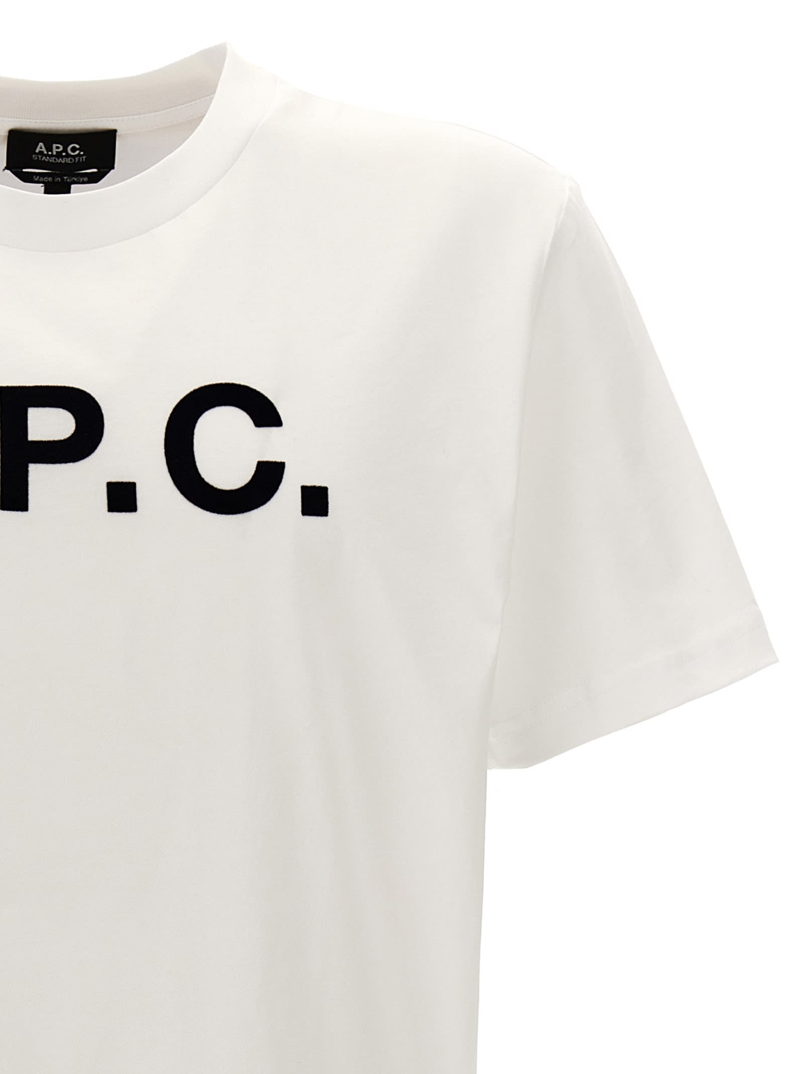 Apc A.p.c. 'standard Grand Vpc' T-shirt In Blancdarknavy