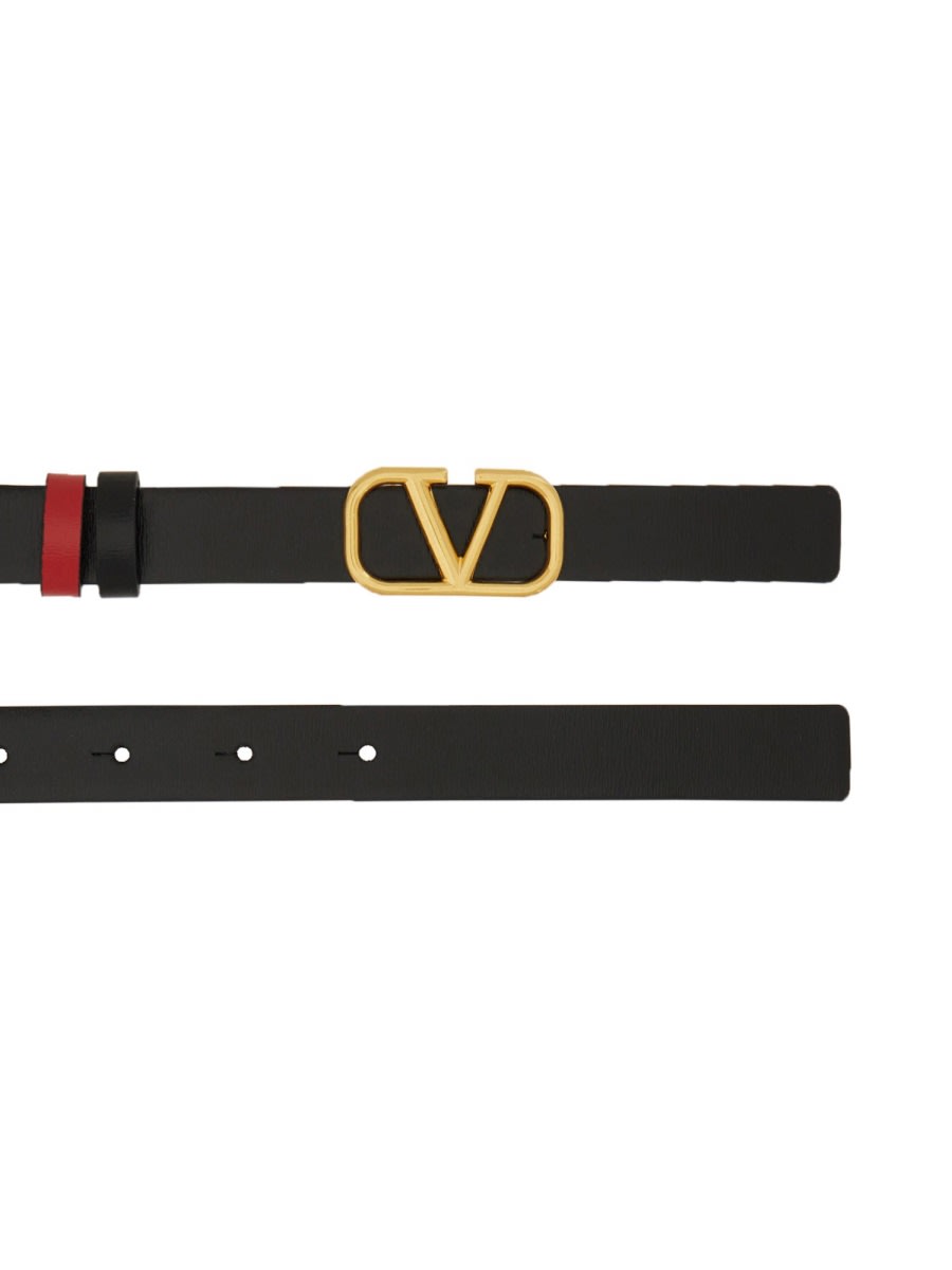 Valentino Garavani Women Vlogo Signature Reversible Belt In Multicolour