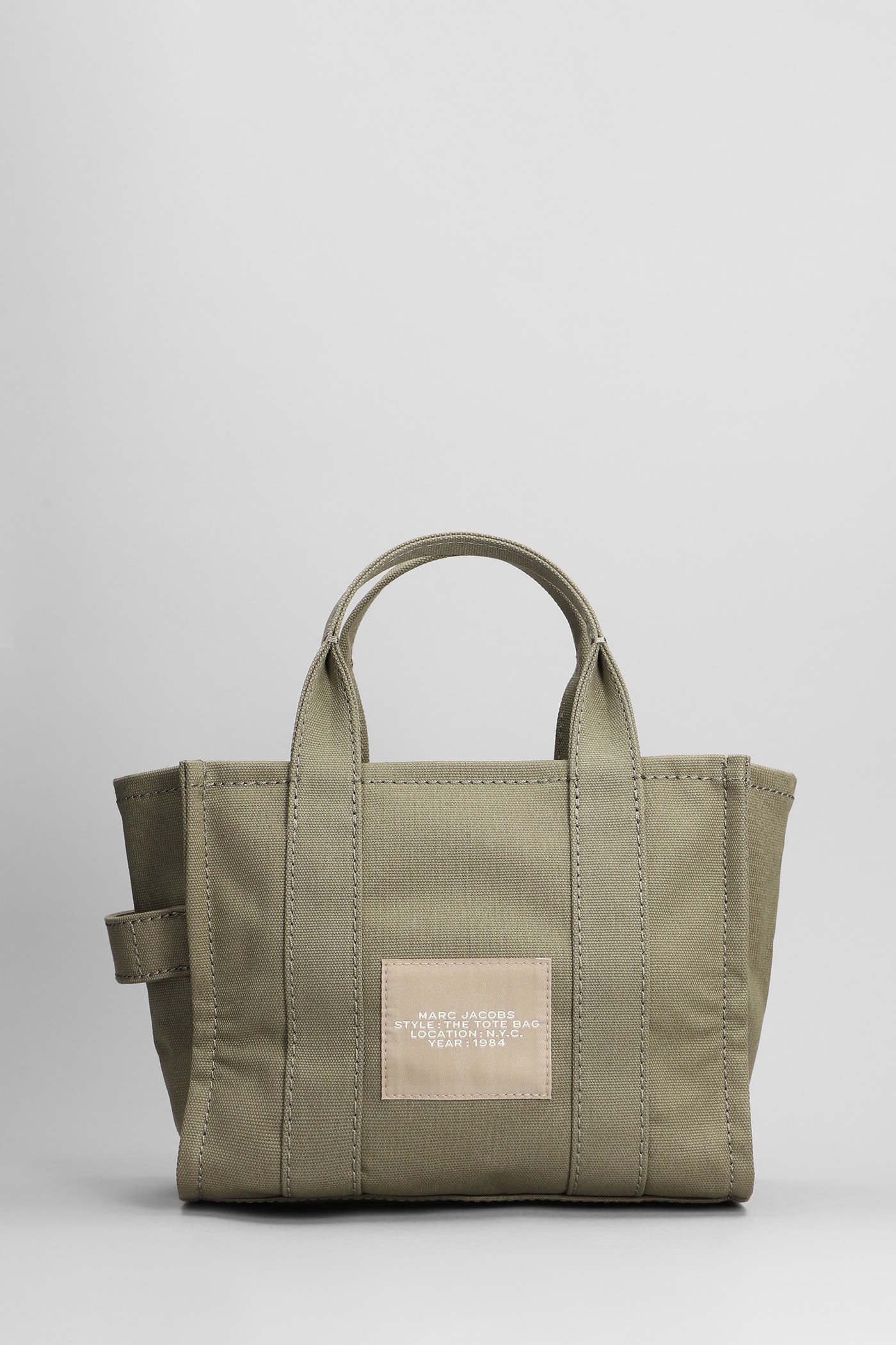 Shop Marc Jacobs Tote In Green Canvas