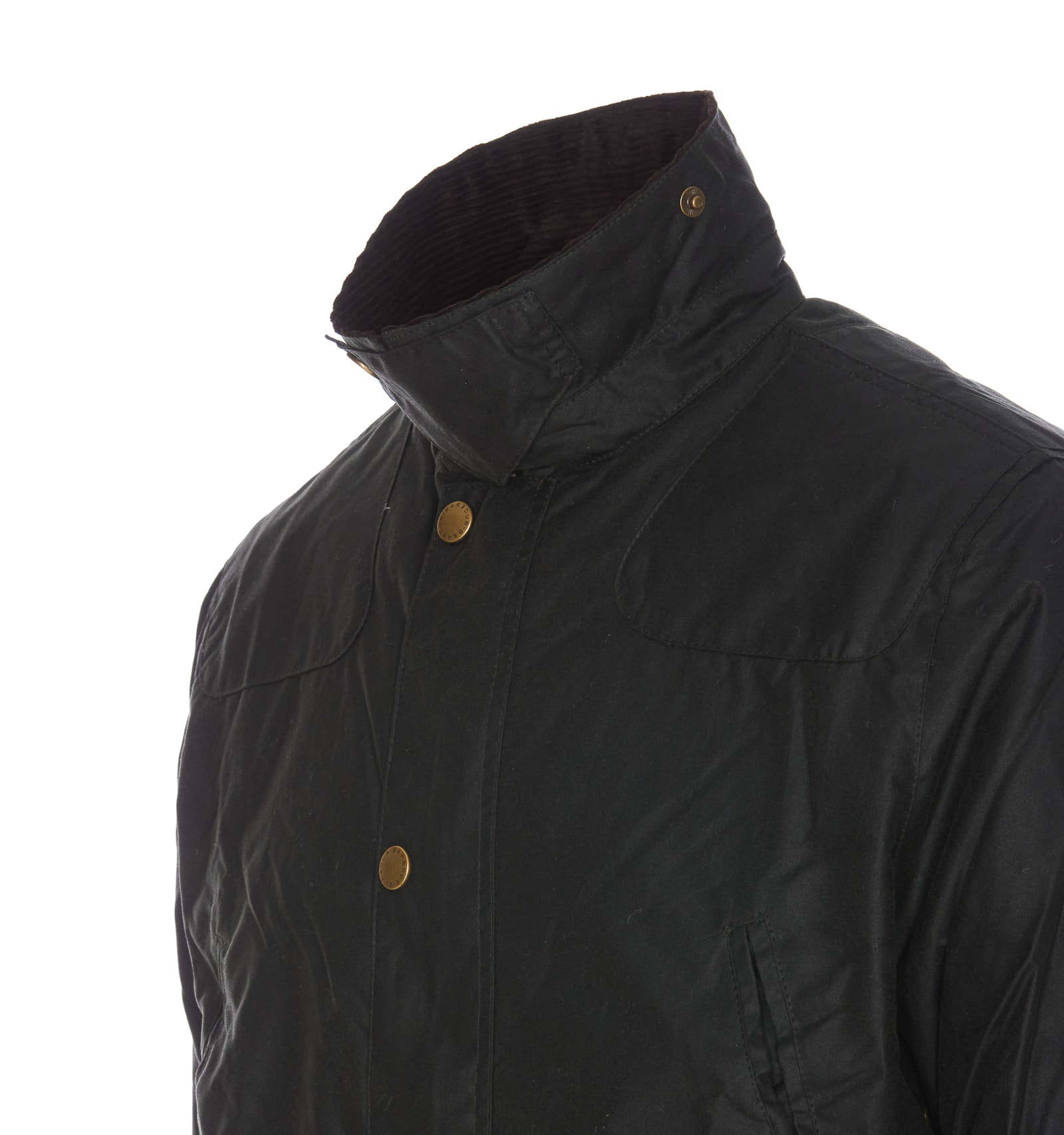 Shop Barbour Reelin Wax Jacket In Green