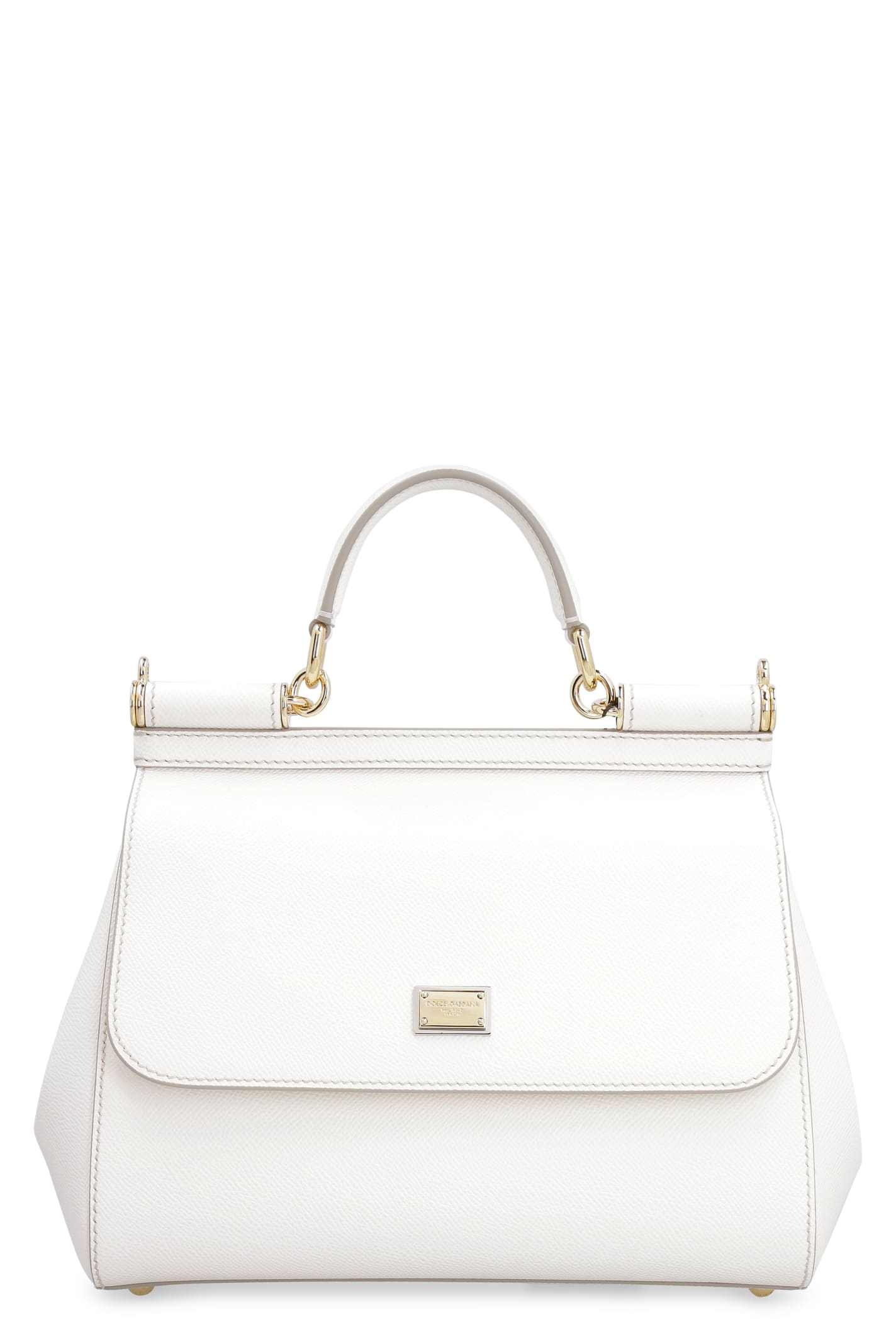 Dolce & Gabbana Sicily Handbag In White