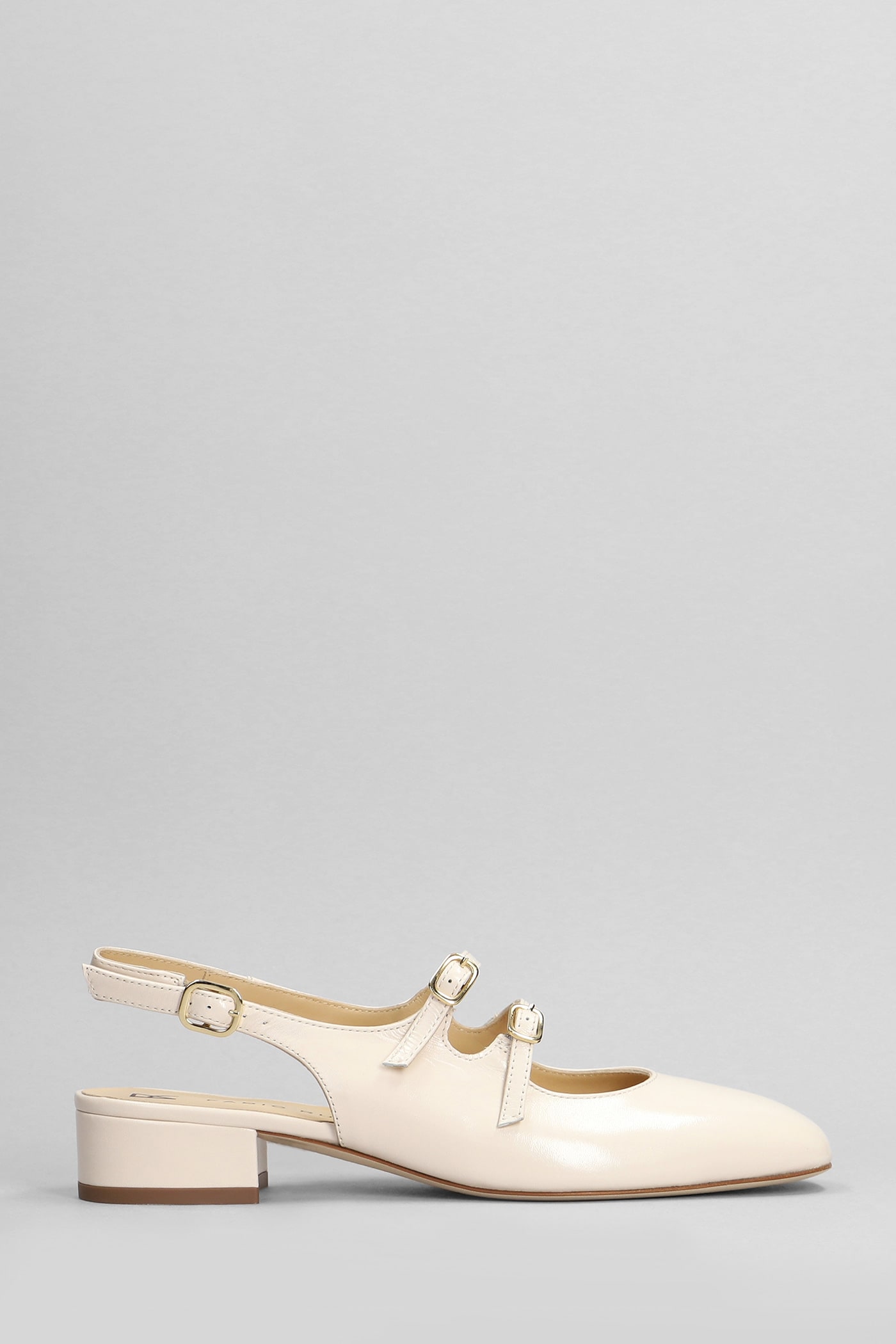 Pumps In Beige Leather