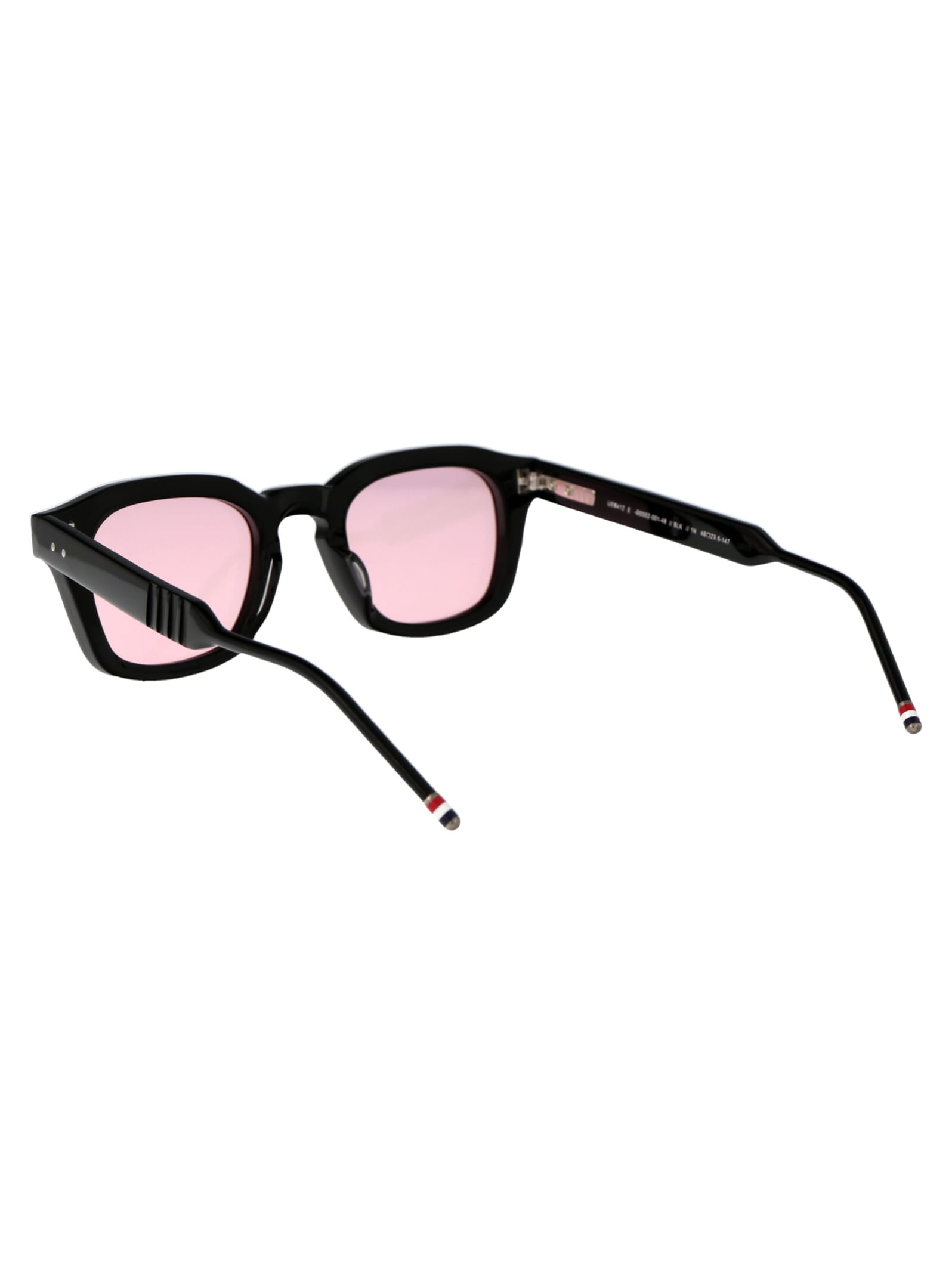 Shop Thom Browne Ues412e-g0002-001-48 Sunglasses In 001 Black