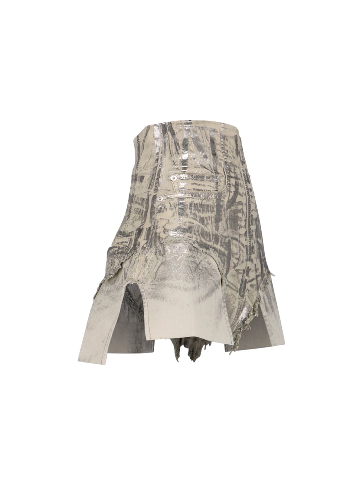 Drkshdw Concordians Shorts In Metallic